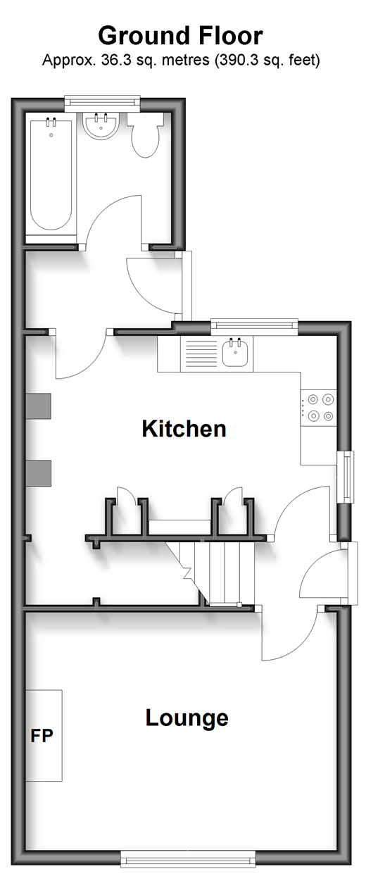 St. Bart's Road, Sandwich floorplan