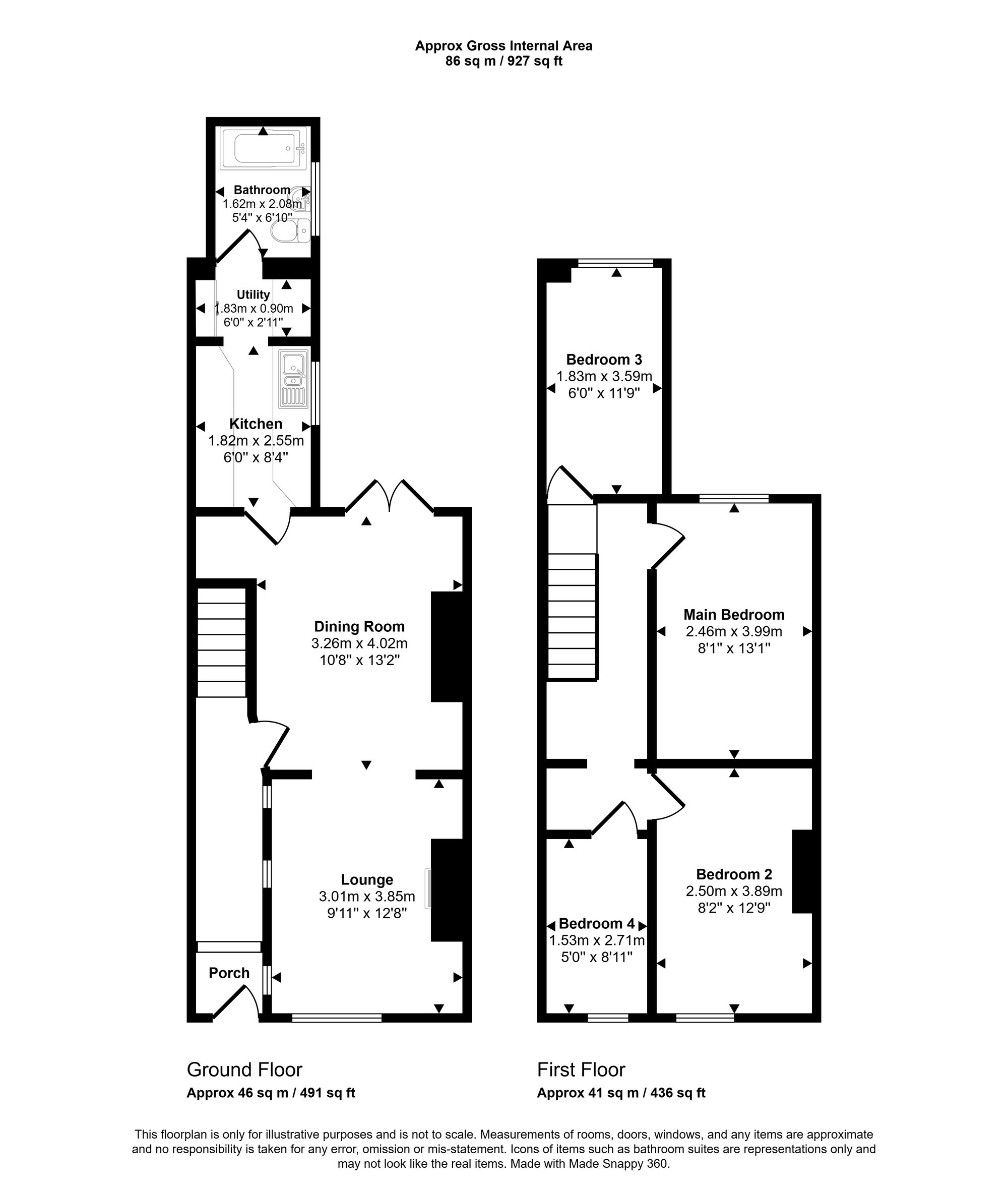 31 Arundel Street, Wigan floorplan