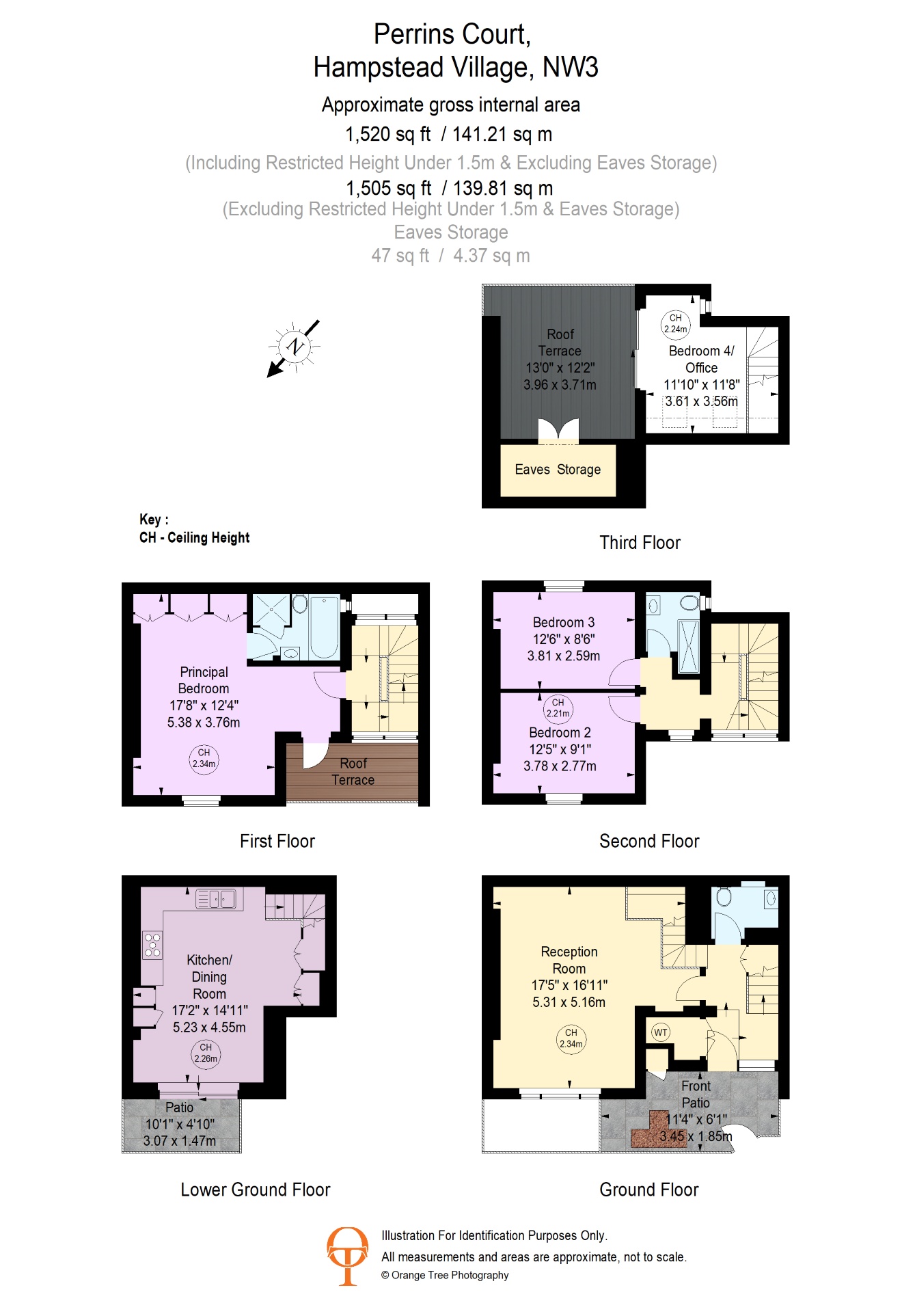 3, Perrins Court, London floorplan