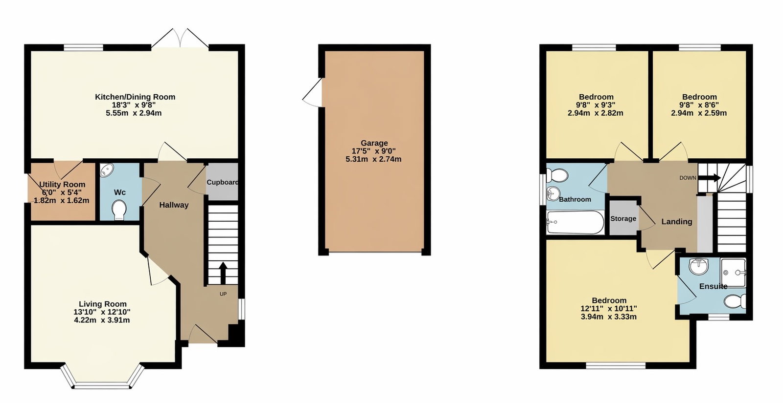69 Langate Fields, Stratford-upon-Avon floorplan