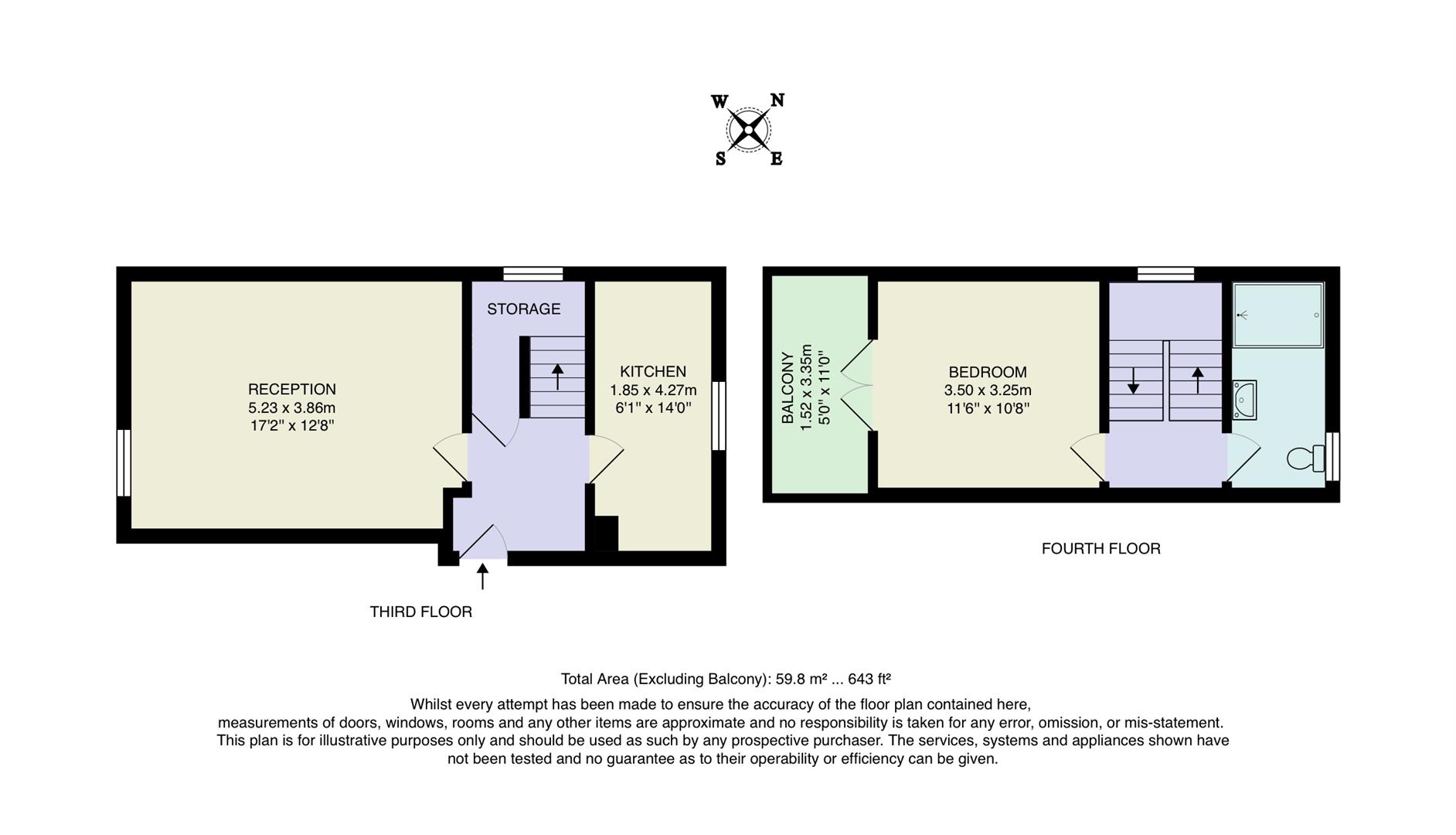 Flat 5, 86, Mildmay Road, Islington floorplan