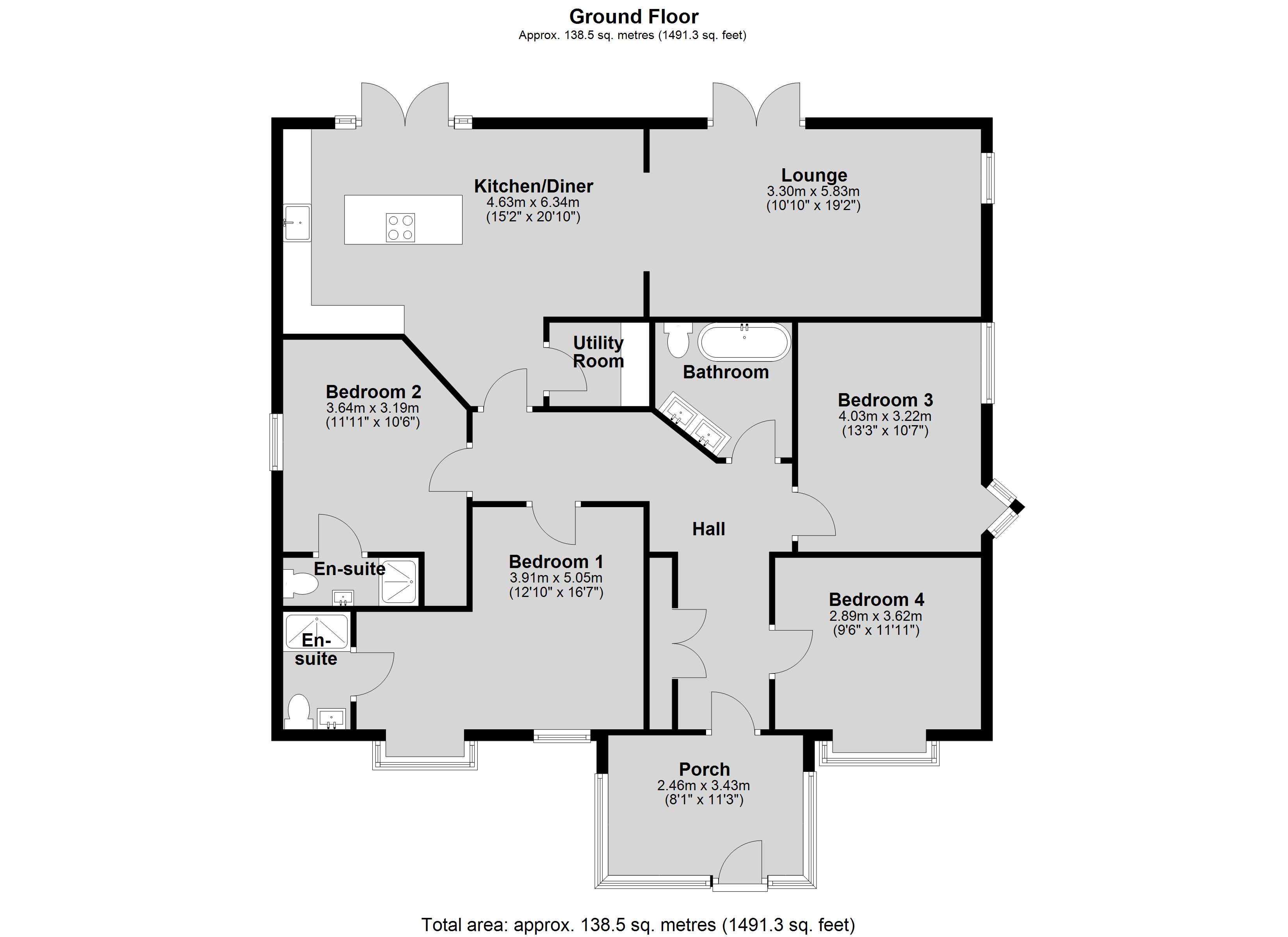 17, Montaigne Crescent, Lincoln floorplan