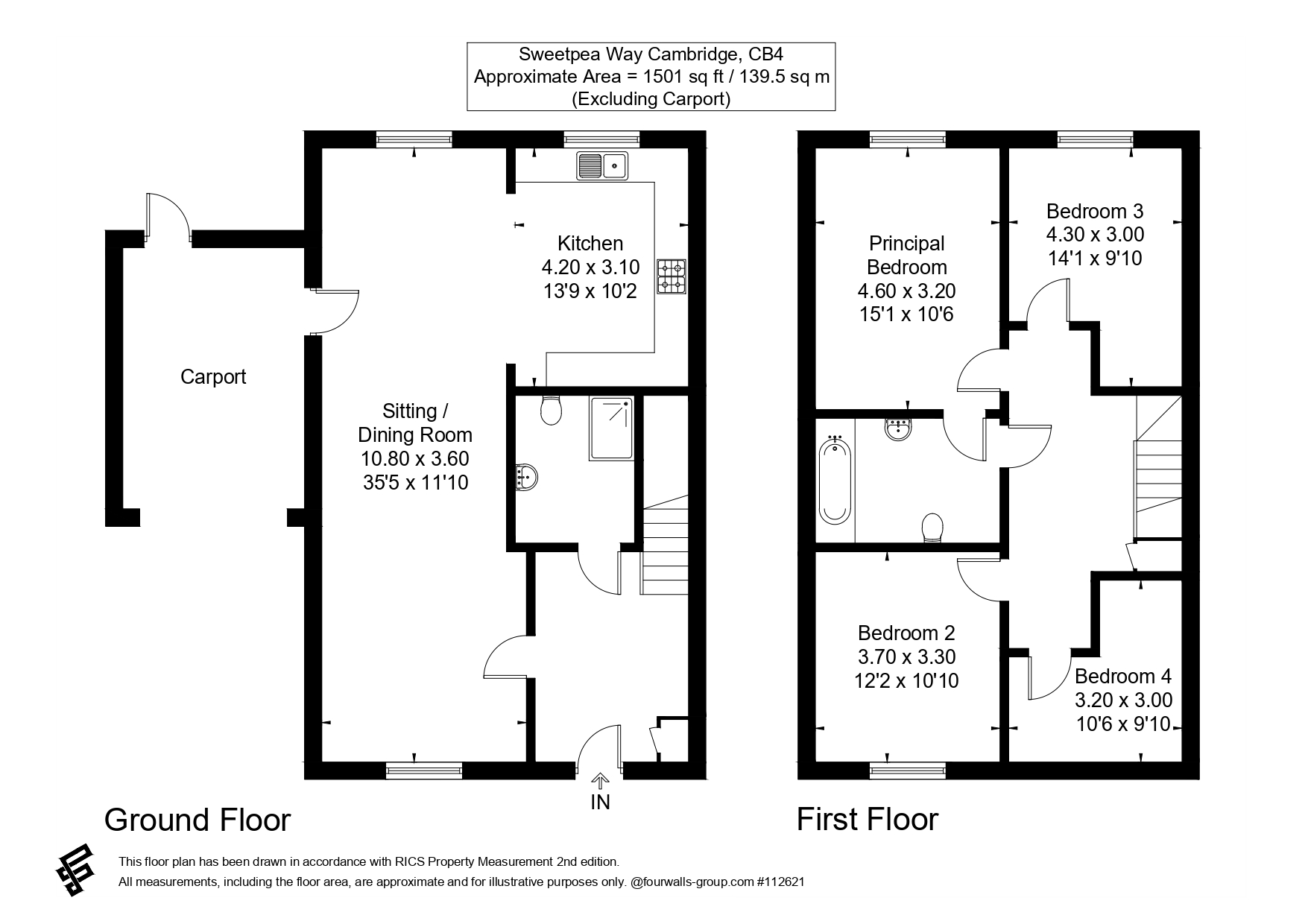 3, Sweetpea Way, Cambridge floorplan
