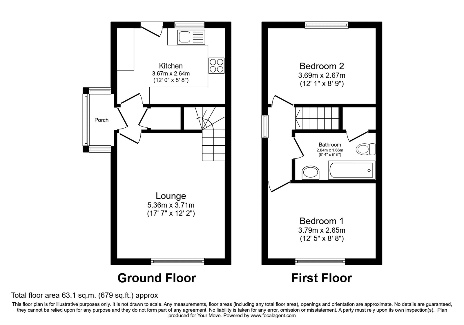 19, Livingstone Avenue, Staffordshire floorplan