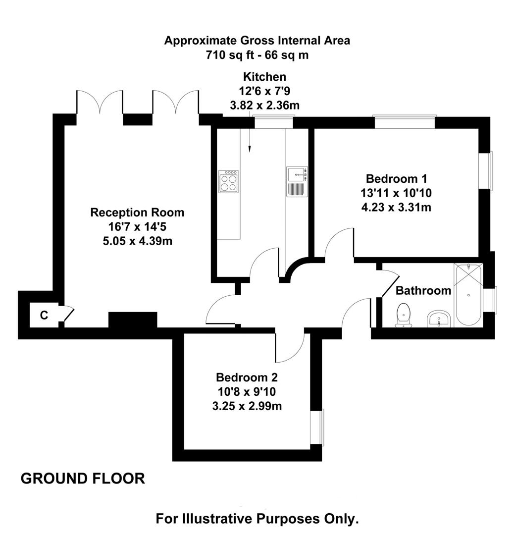 Cambridge Gardens, Tunbridge Wells floorplan