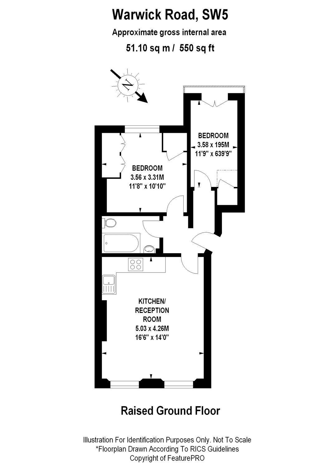 2 Bedrooms Flat to rent in Warwick Road, Earls Court, London SW5