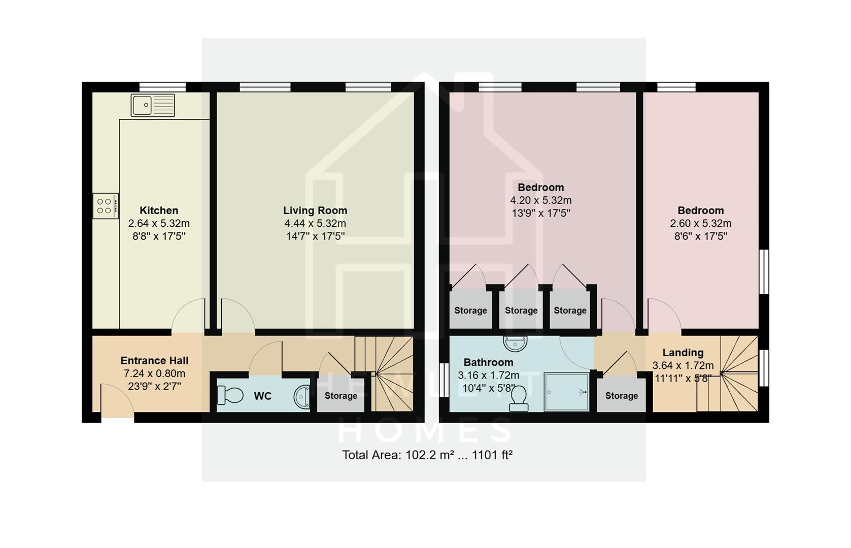 22 Wyvern Mews, Churchill Road, Weston-Super-Mare floorplan