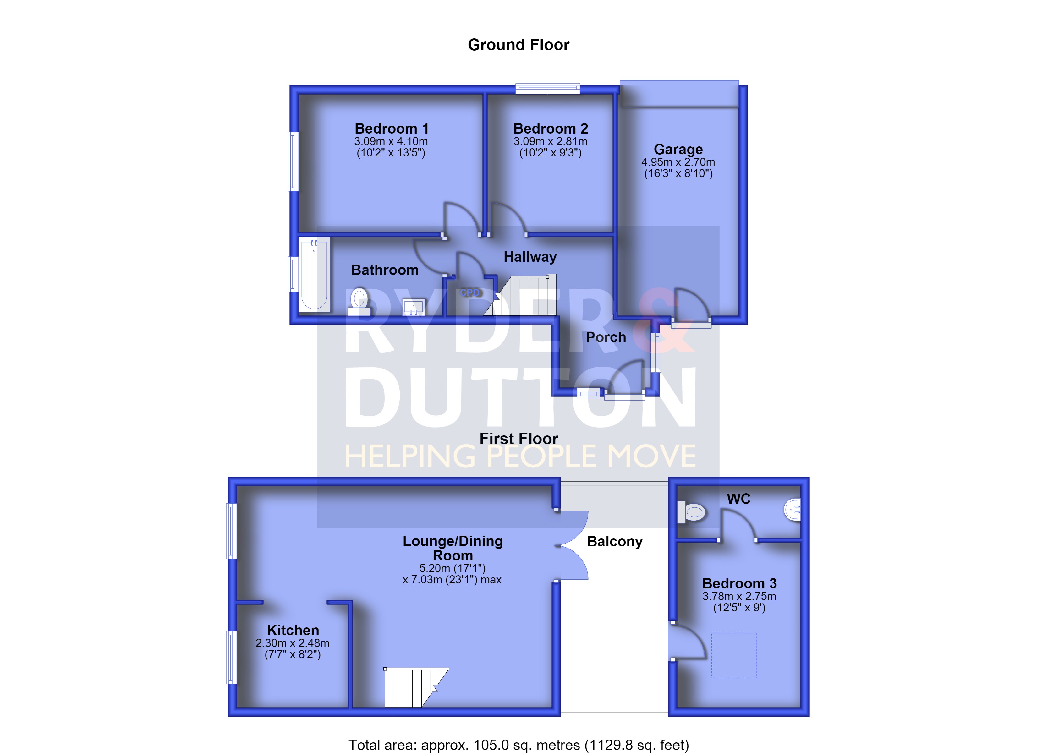 6, Hall Lee Fold, Huddersfield floorplan