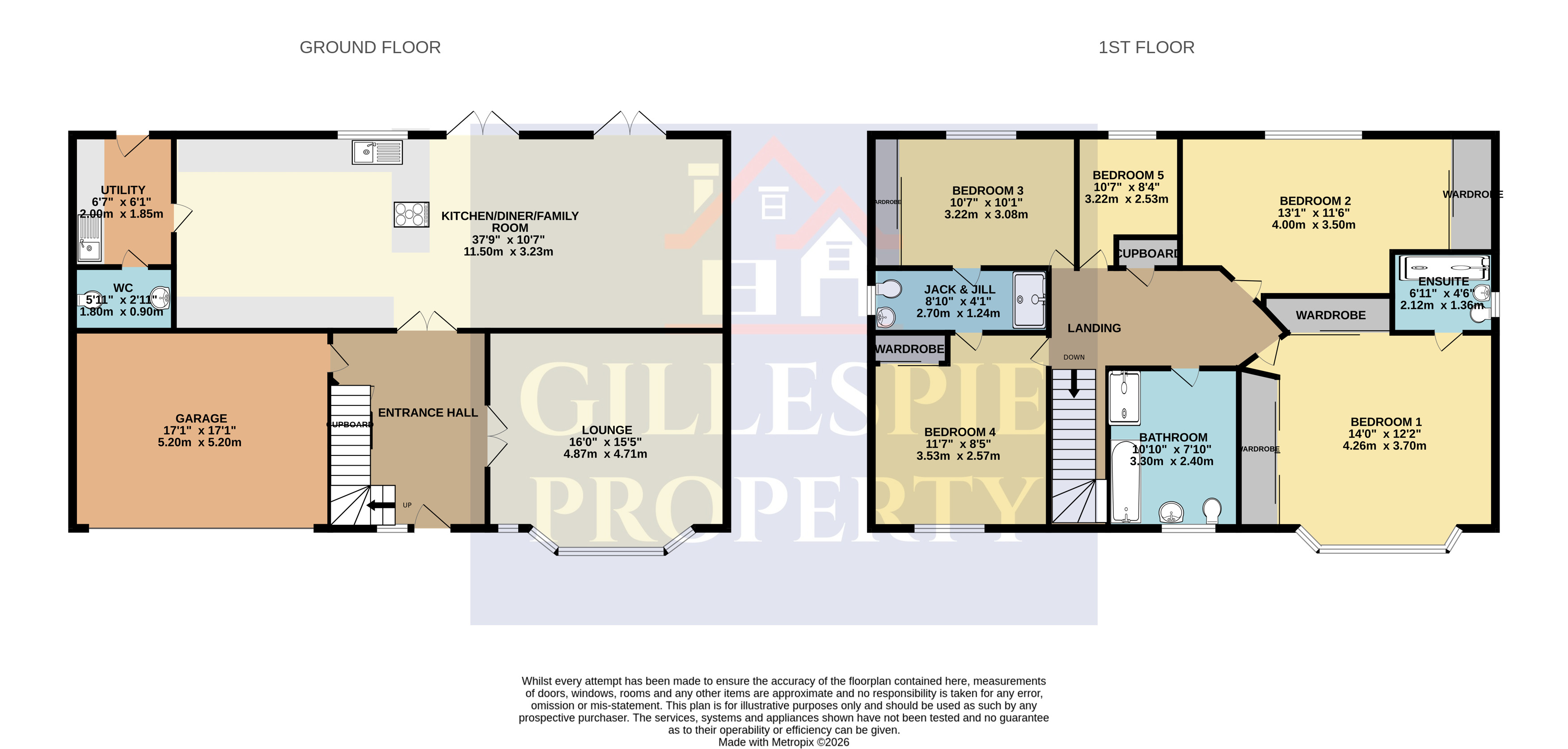 18, Guthrie Crescent, Larbert floorplan