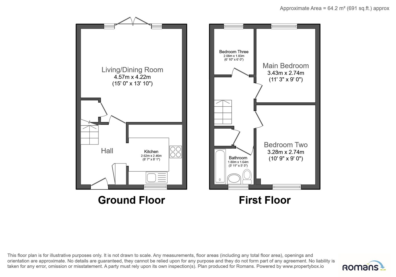 23, Bittern Close, Sandhurst floorplan