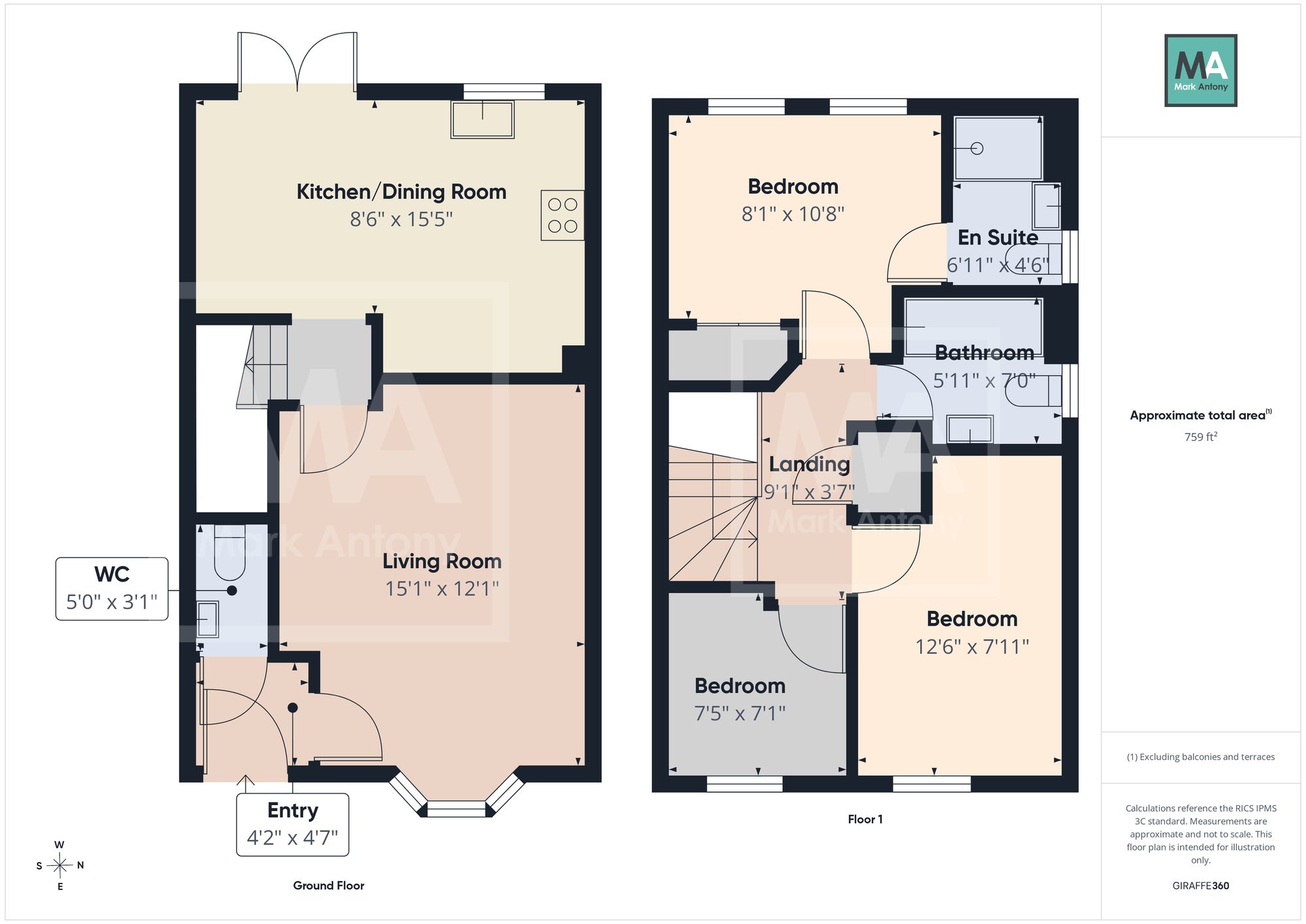 18 Rose Creek Gardens, Warrington floorplan