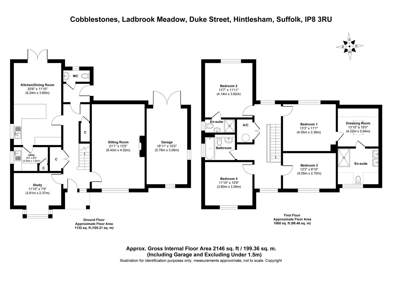 Cobblestones, Duke Street, Hintlesham floorplan