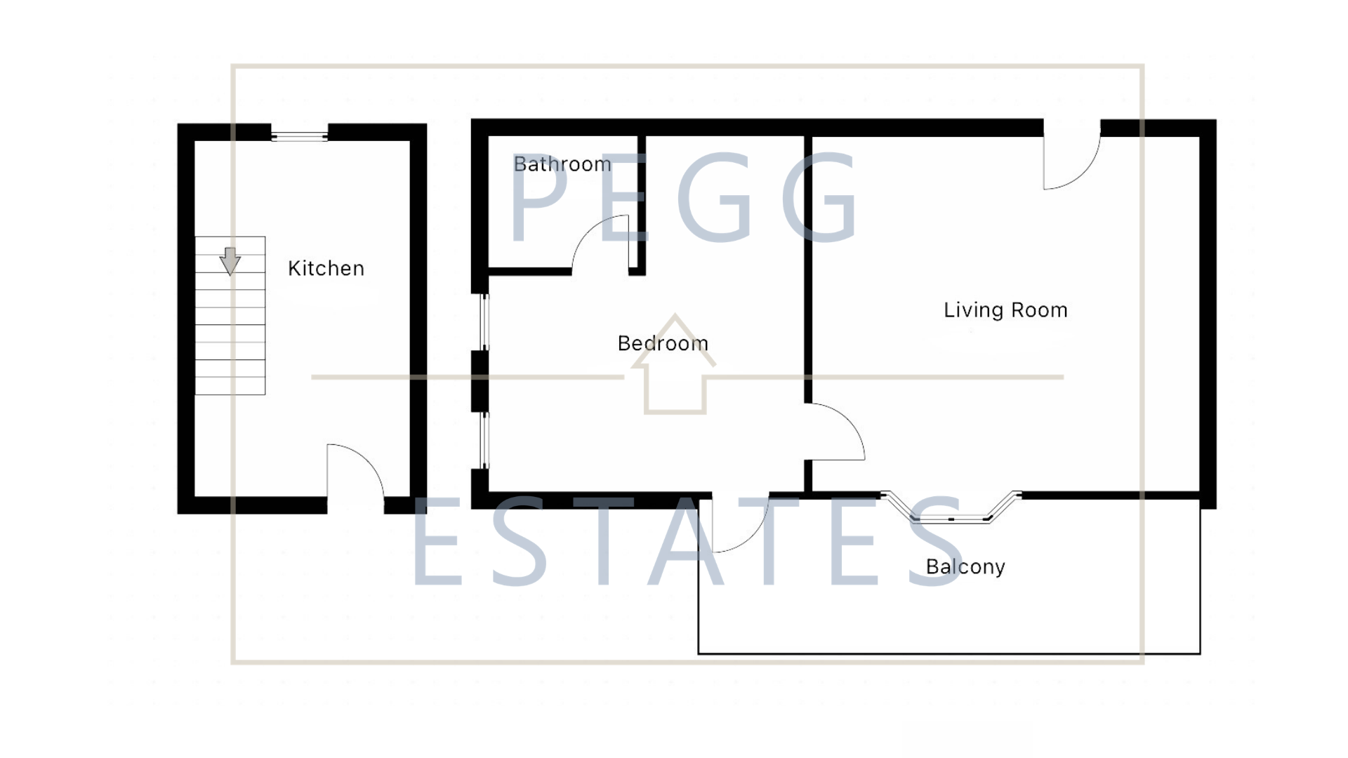 Flat 3, 25 Thurlow Road, Torquay floorplan