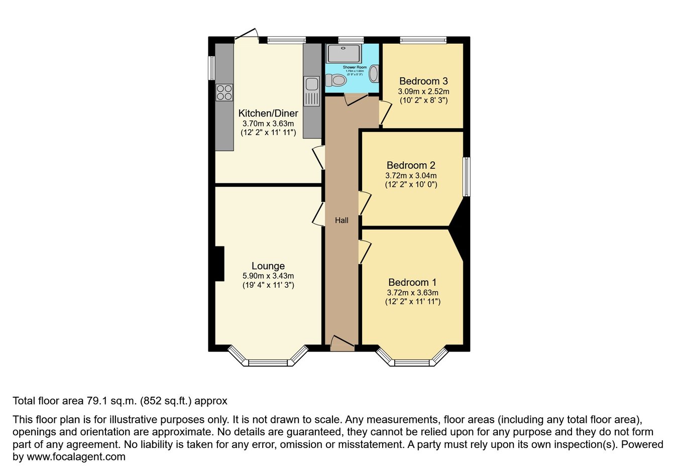 115, North Walsham Road, Norwich floorplan
