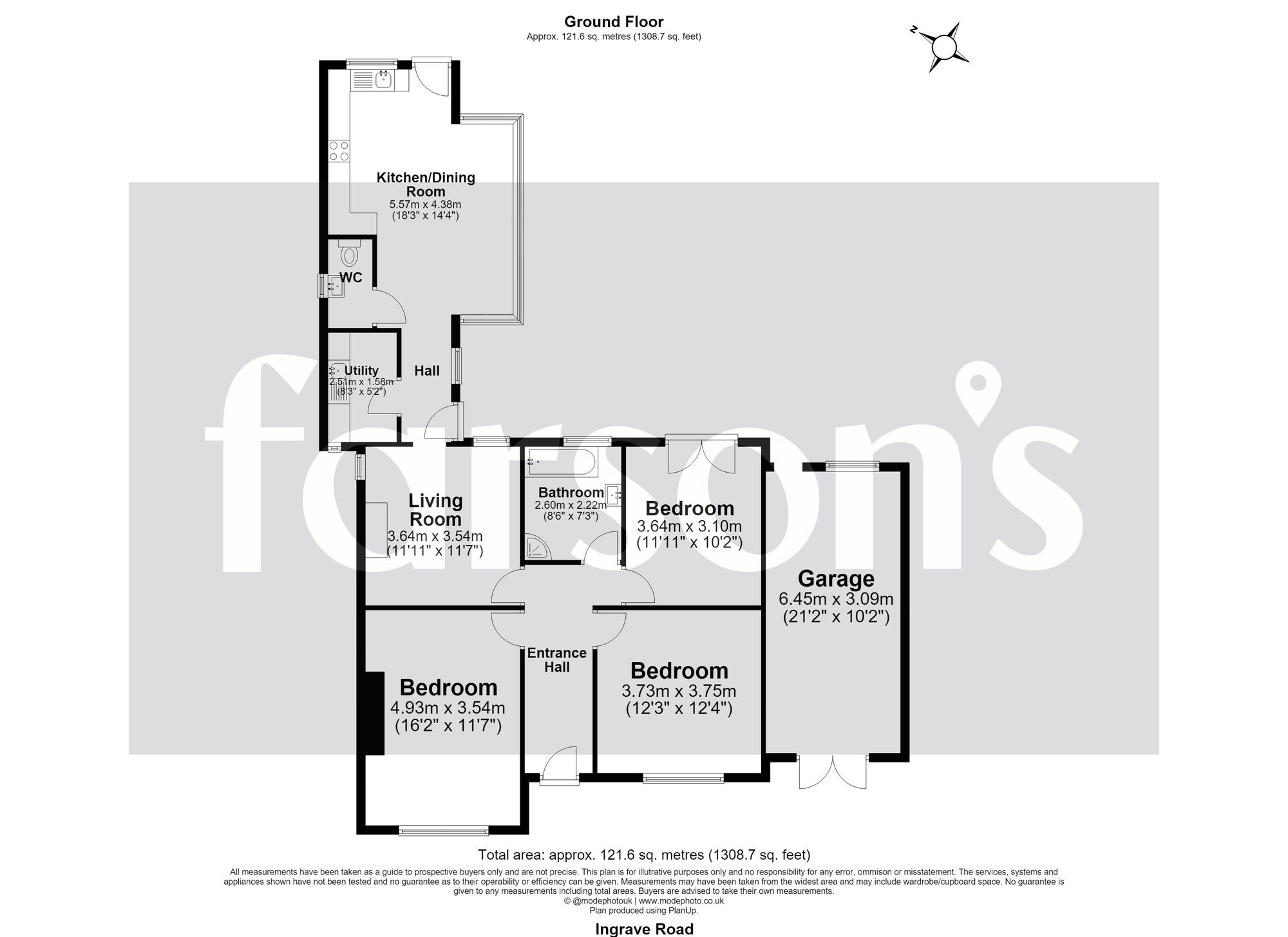 135 Ingrave Road, Brentwood floorplan