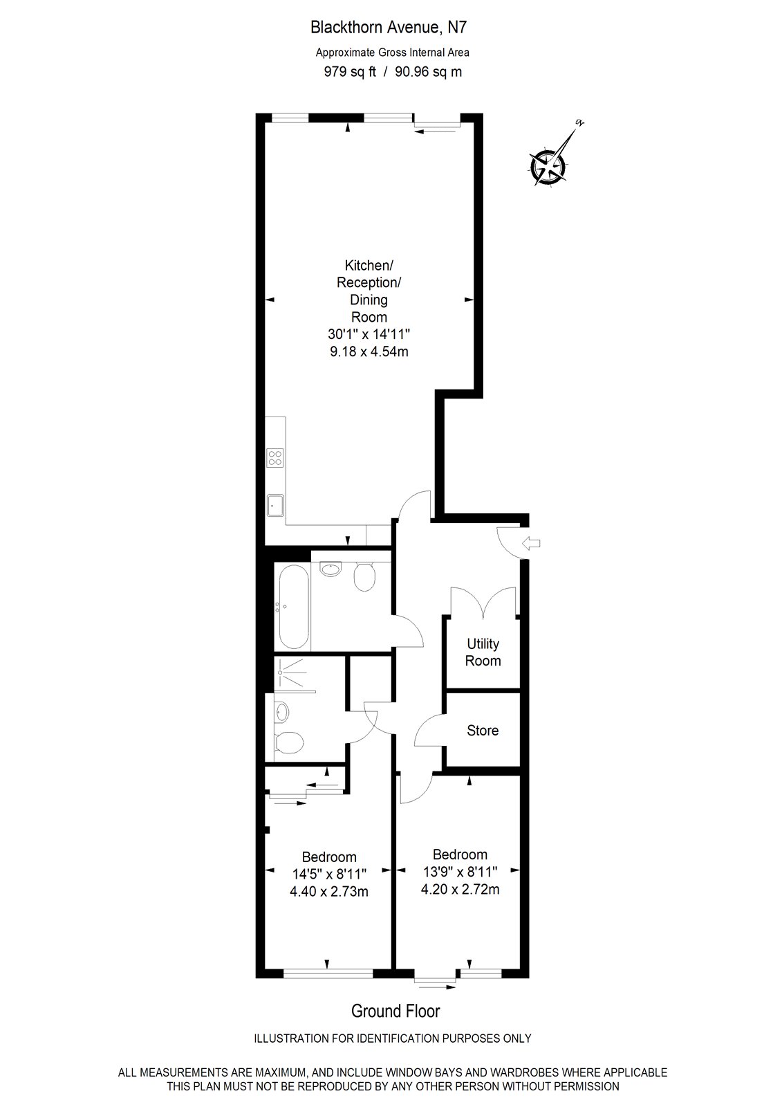 8,, 9 Blackthorn Avenue, Islington floorplan