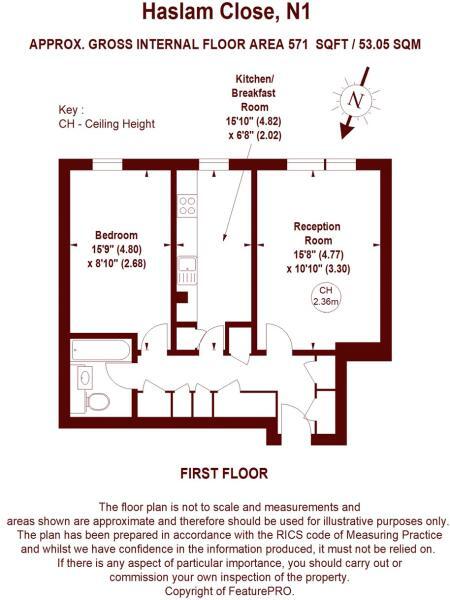 Haslam Close, London floorplan