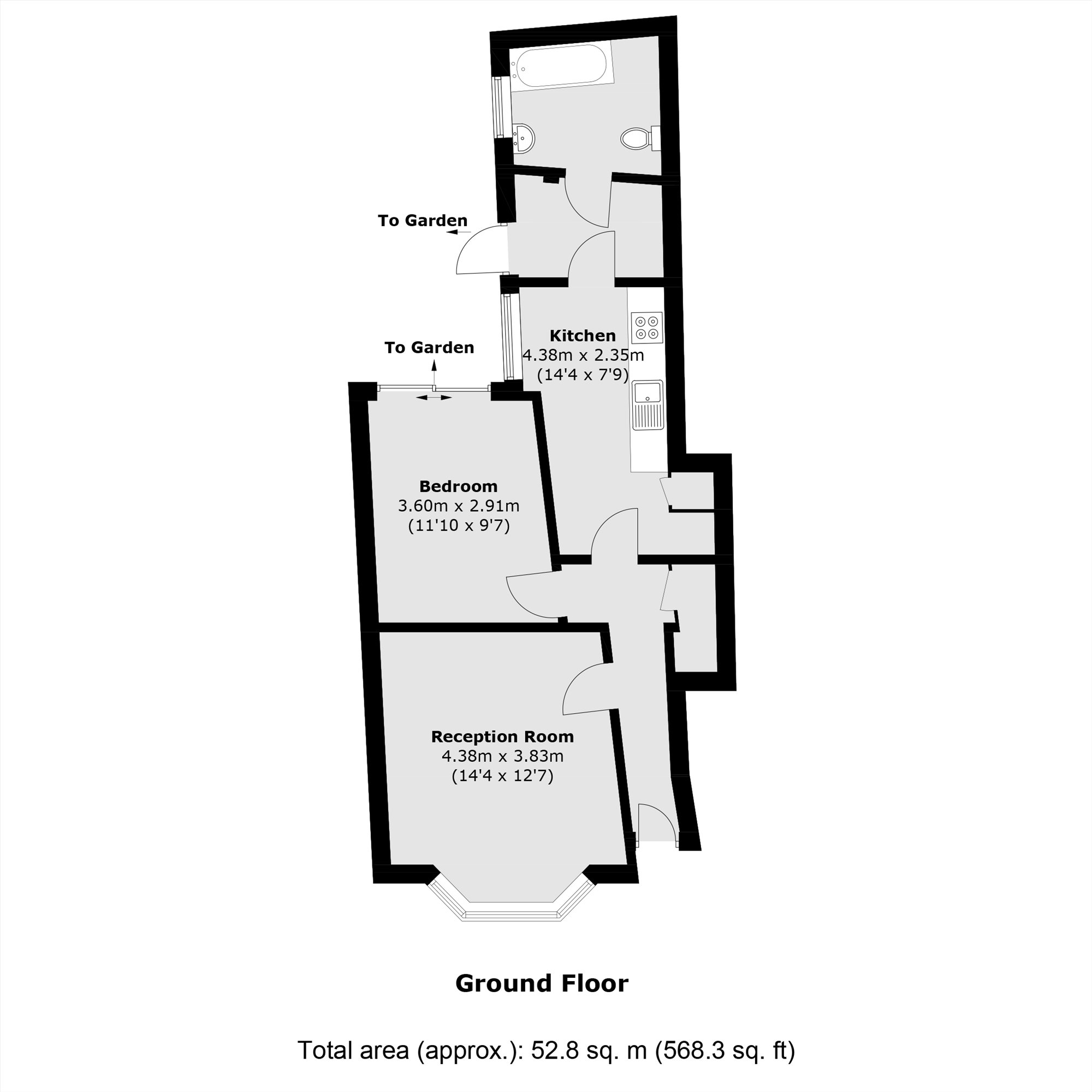 Upham Park Road, London floorplan