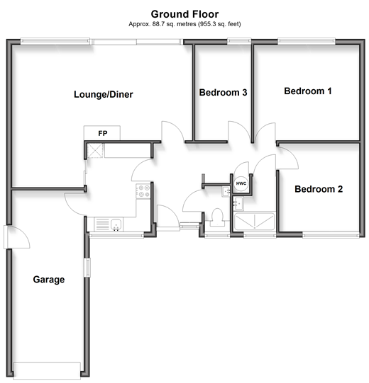 Fromandez Drive Horsmonden, Tonbridge floorplan