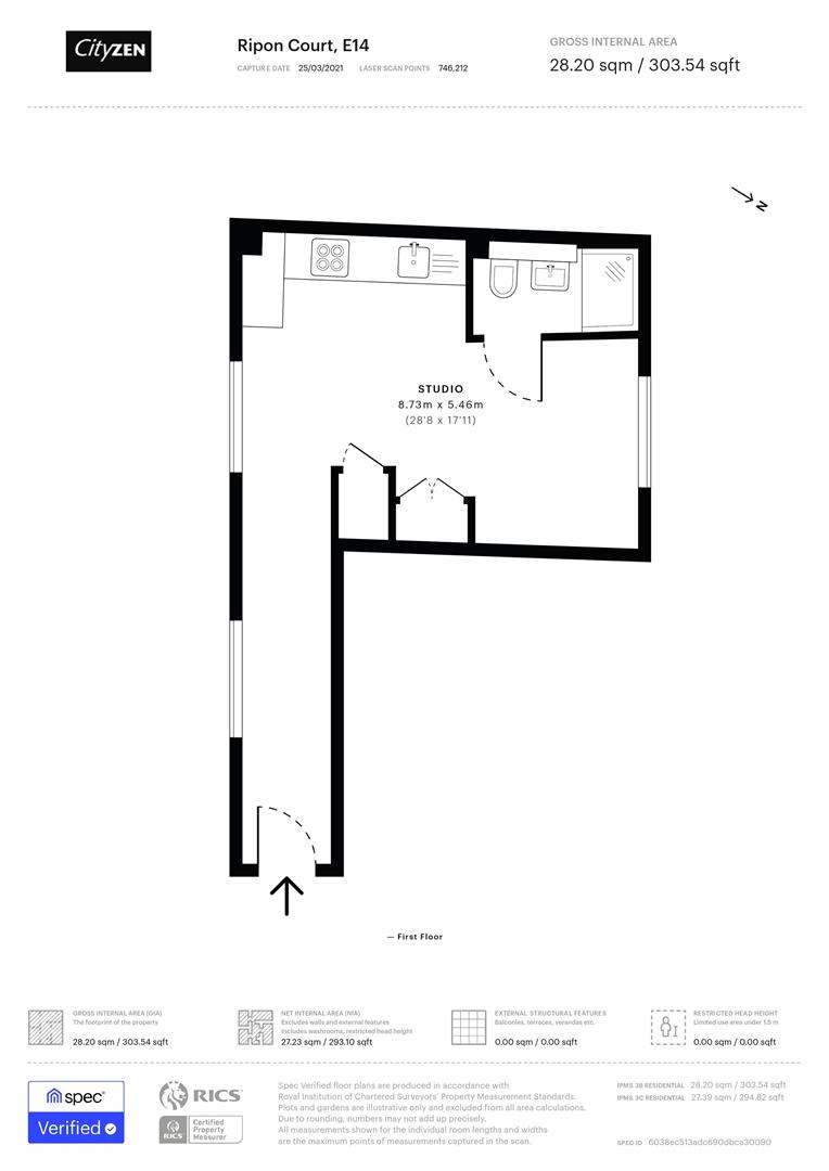 8, Ripon Court, Clyde Square, London floorplan