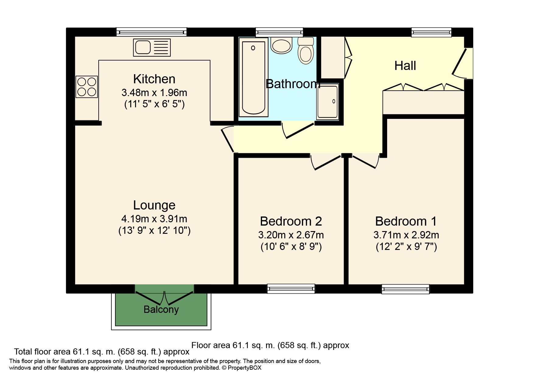 2 Bedrooms Flat for sale in Parsonage Road, Horsham RH12