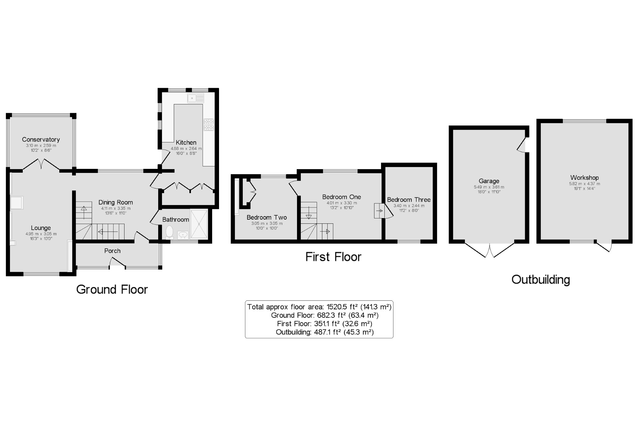 3 bed detached house for sale in Keysoe Row West, Keysoe, Bedford