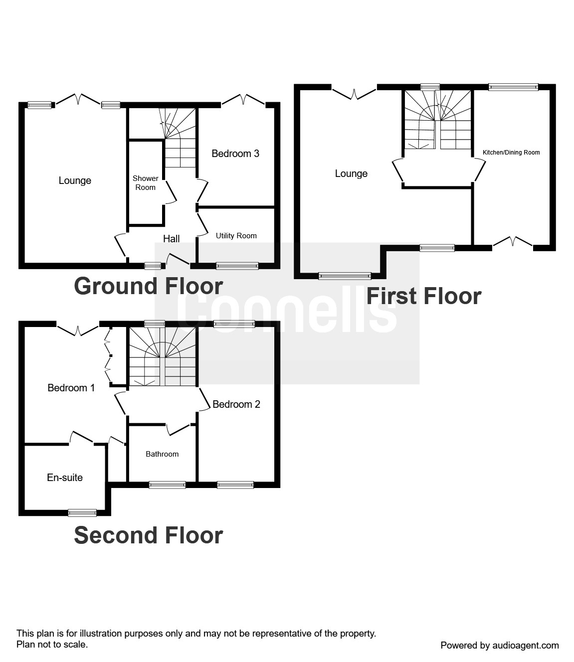 3 Bedrooms Terraced house for sale in Watertower Way, Basingstoke RG24