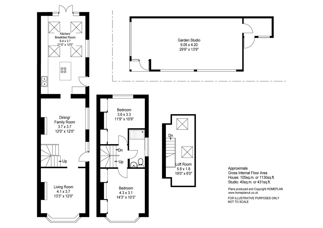 18, Burrard Grove, Lymington floorplan