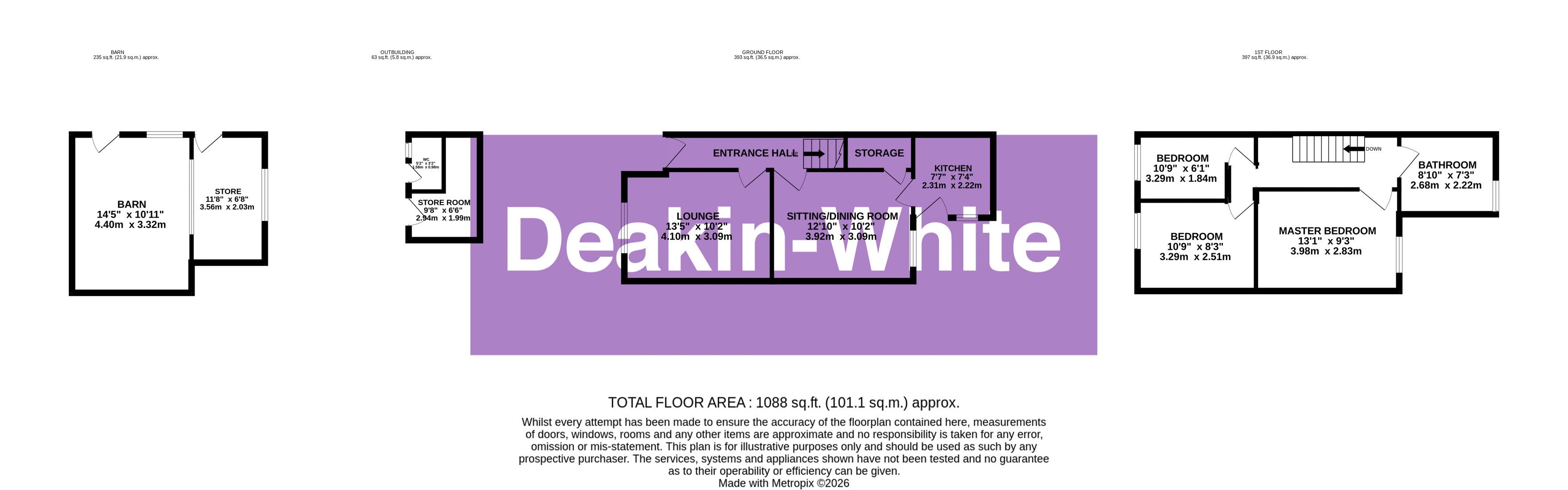 41, Stewkley Road, Wing floorplan