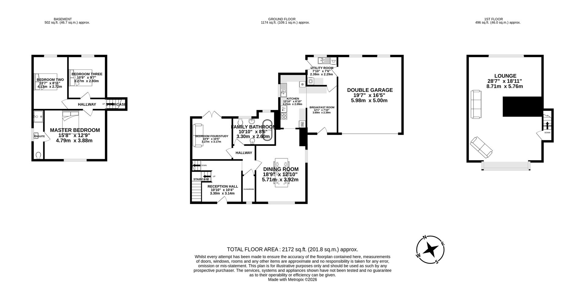 5, Back Lane, Chorley floorplan