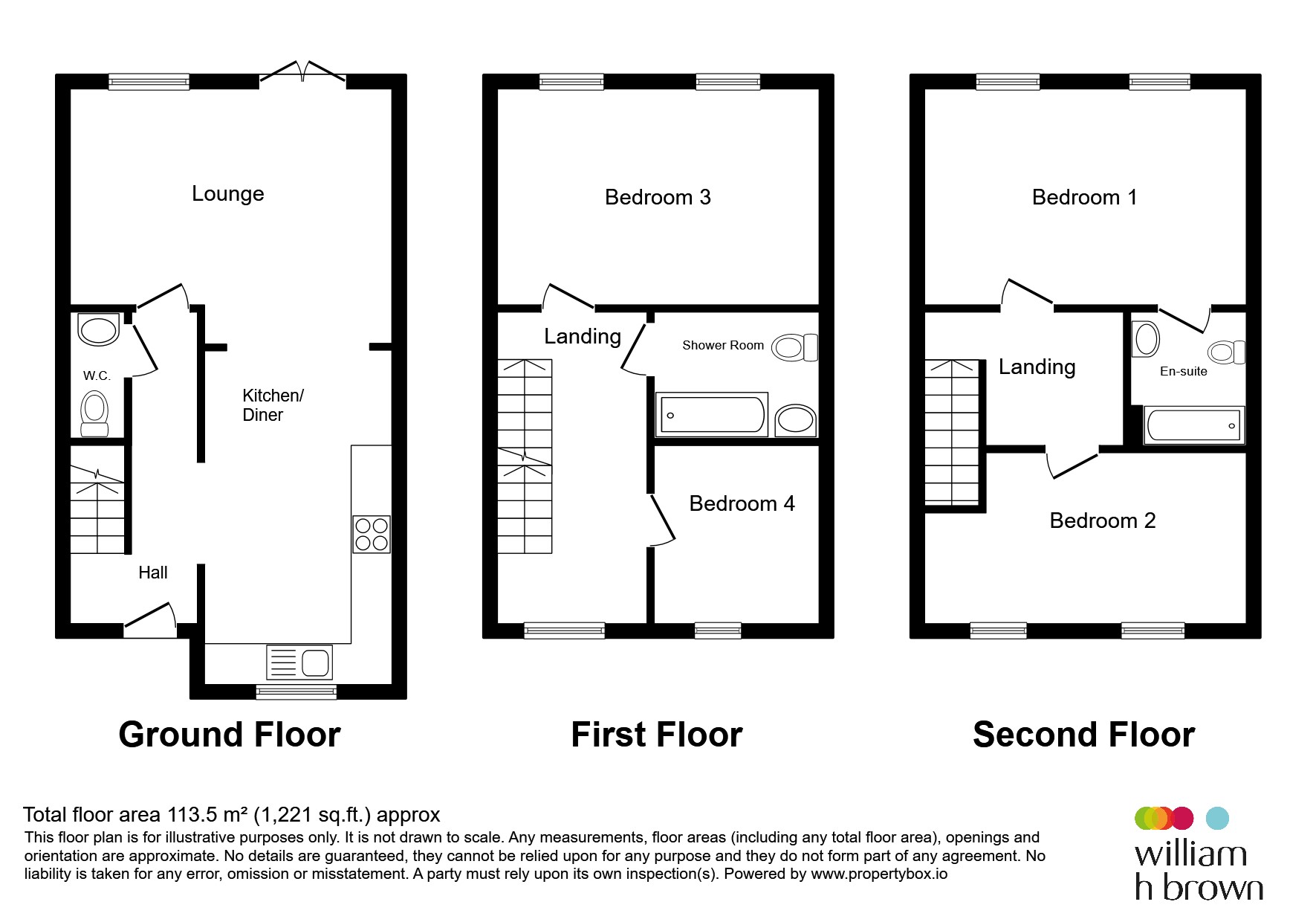 84, Eddington Crescent, WELWYN GARDEN CITY floorplan