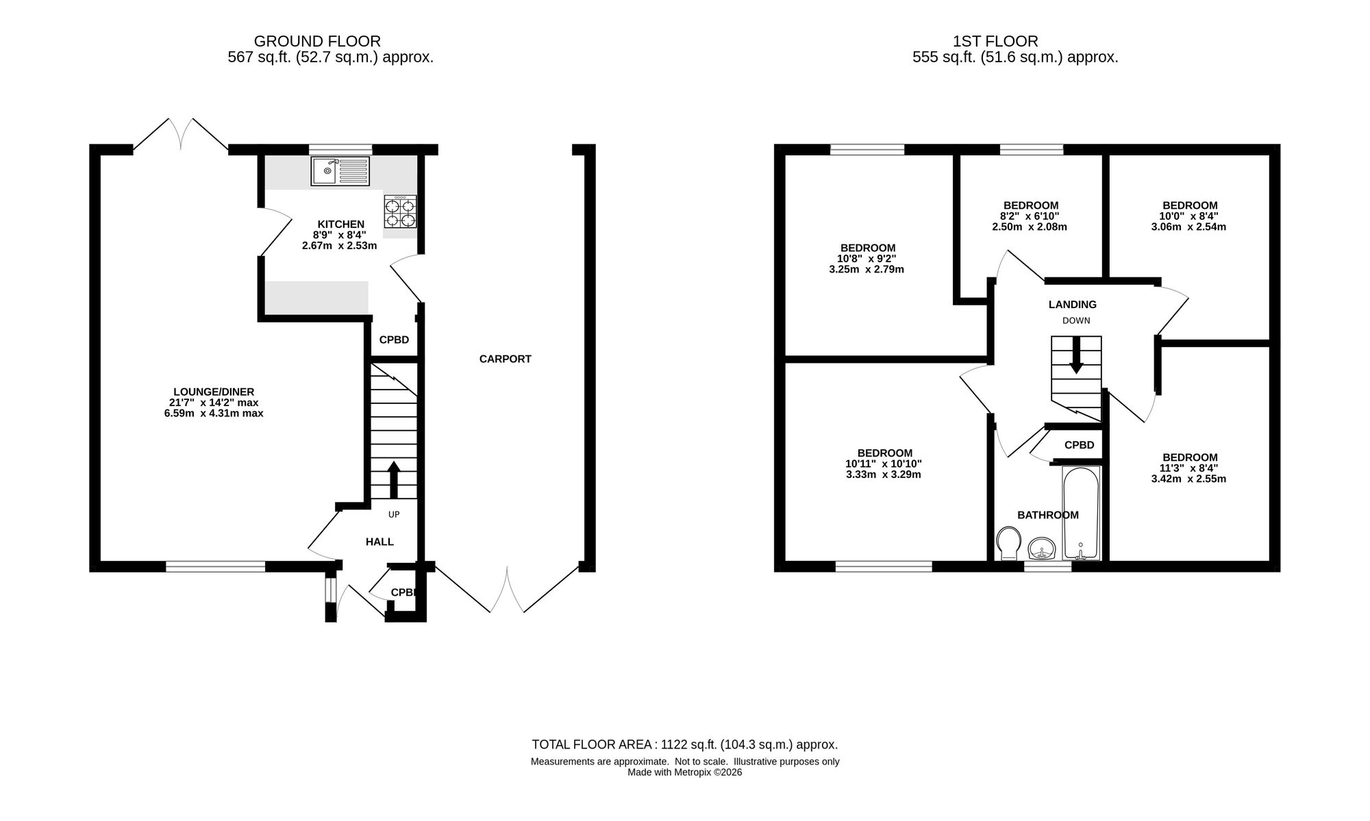 5 Knowle Avenue, High Peak floorplan