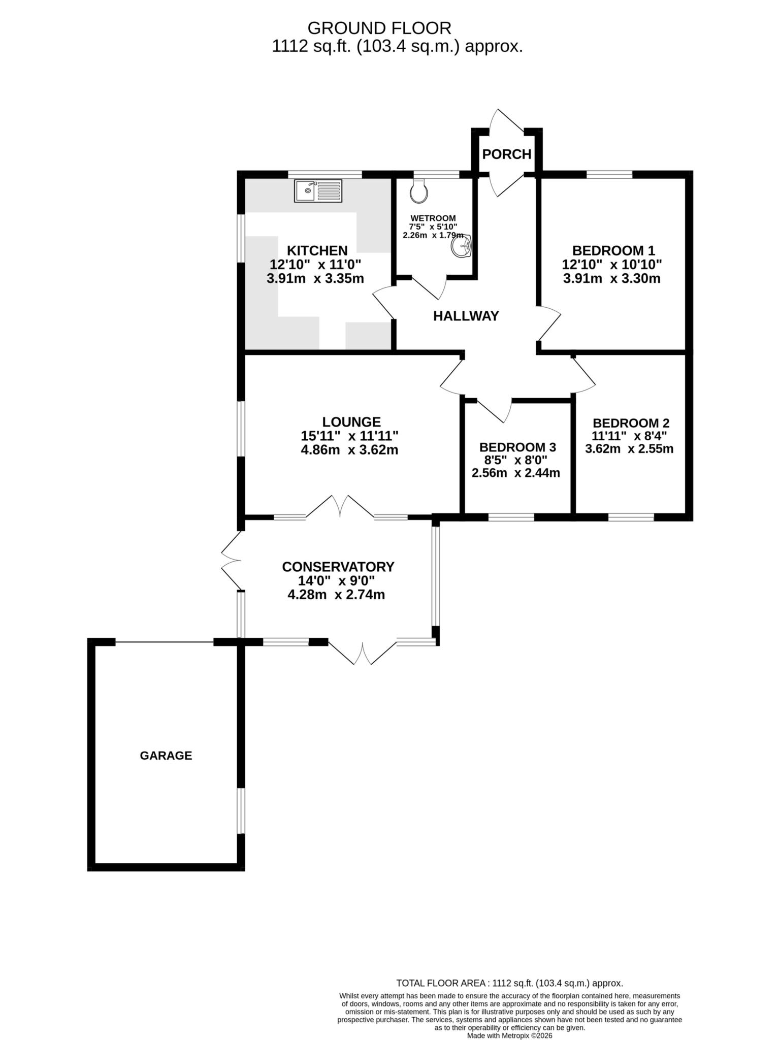 62, Salhouse Road, Norwich floorplan