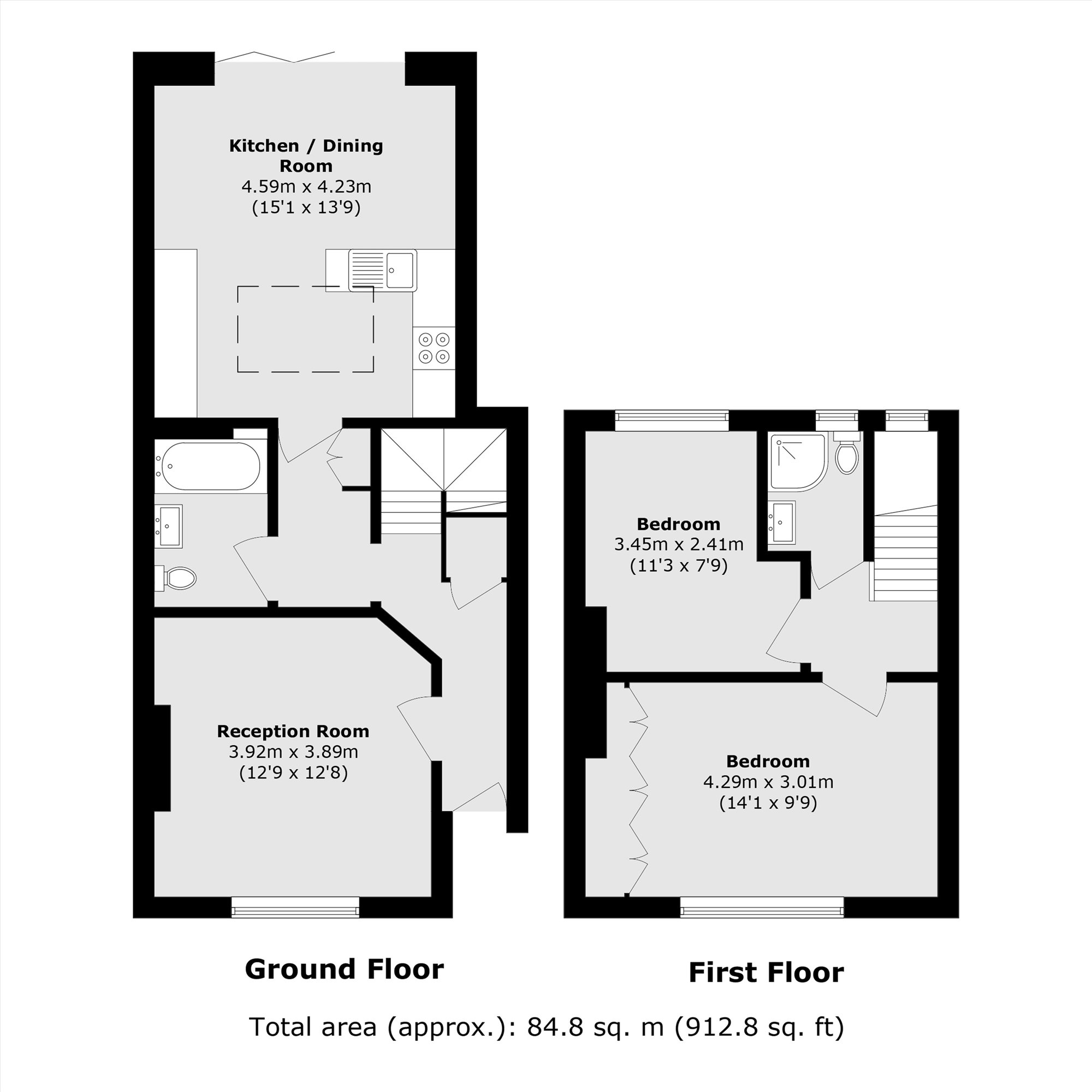 39, Lamerock Road, Bromley floorplan