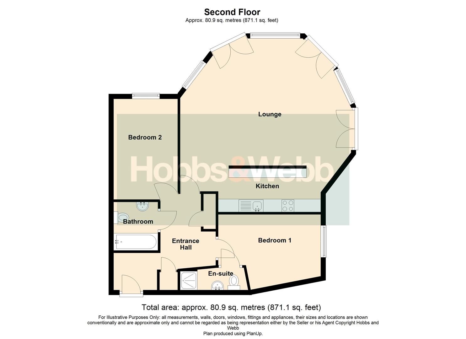 Flat 27 Rozel House, 42 Birnbeck Road, Weston-Super-Mare floorplan