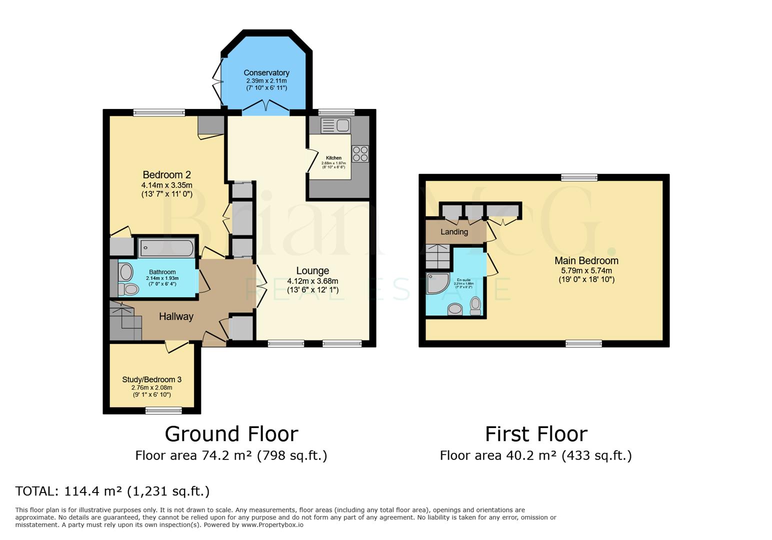 7, Wolston Court, Rugby floorplan