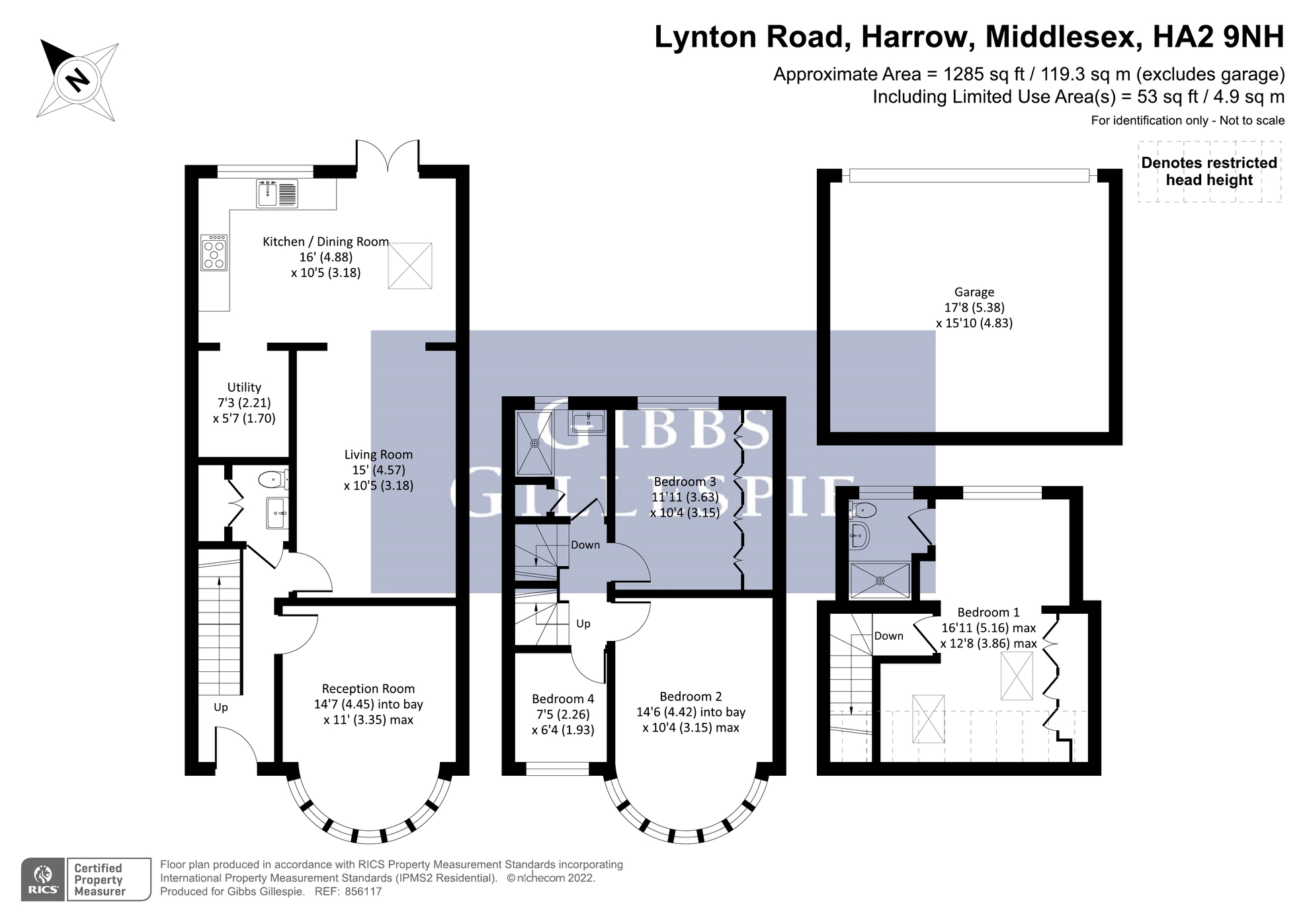 Lynton Road, Harrow, Middlesex HA2, 4 bedroom terraced house for sale