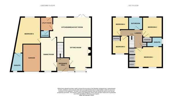 5, Wharfedale, Lowestoft floorplan