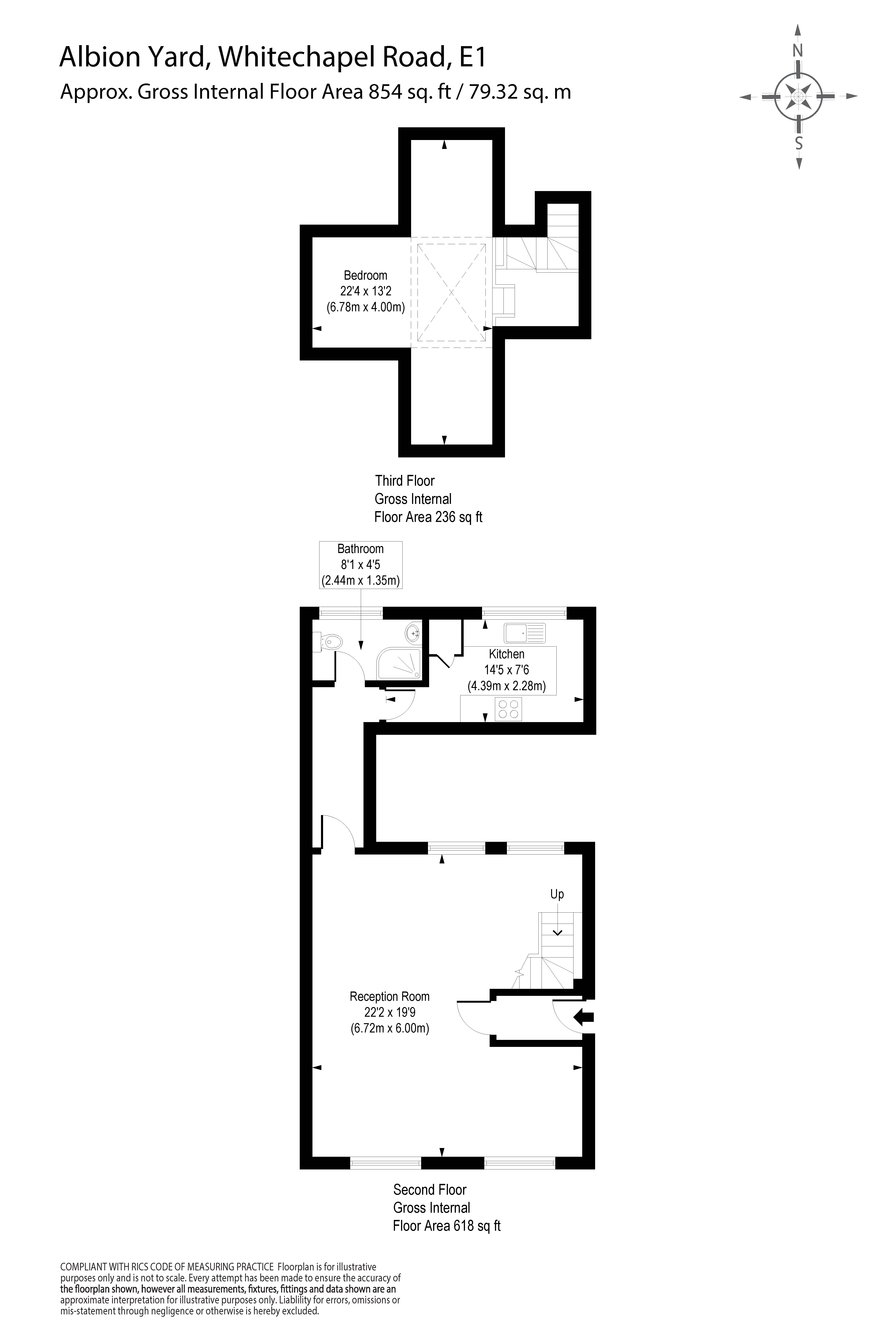 1 Bedrooms Flat for sale in Albion Yard, Whitechapel Road, London E1