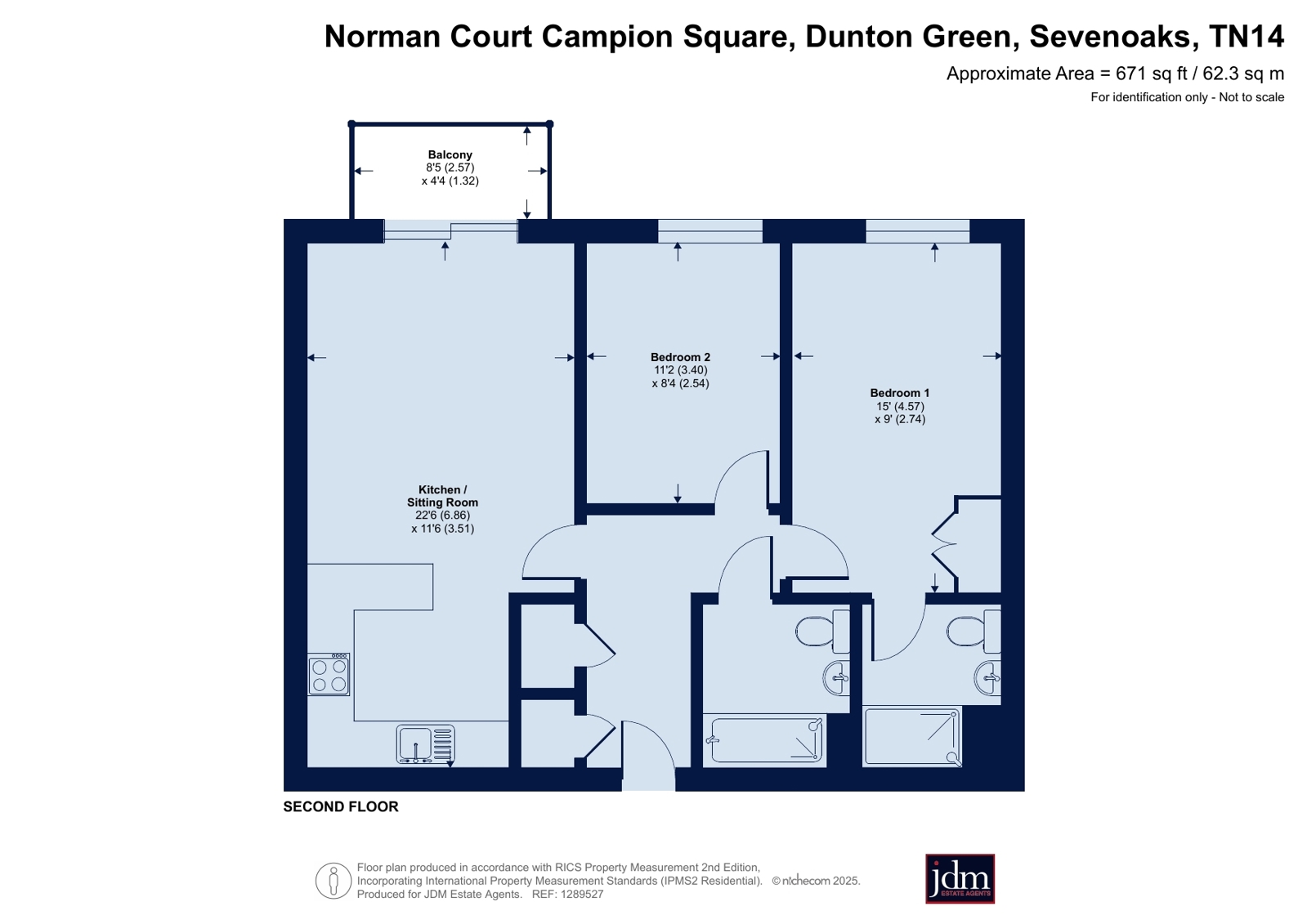 17 Norman Court,, Campion Square, Sevenoaks floorplan