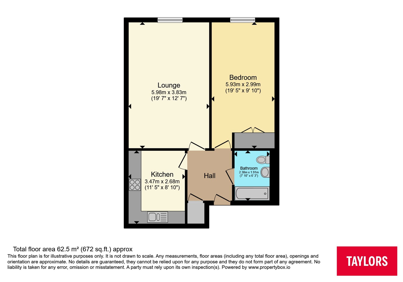 34, Penstone Court, Cardiff floorplan
