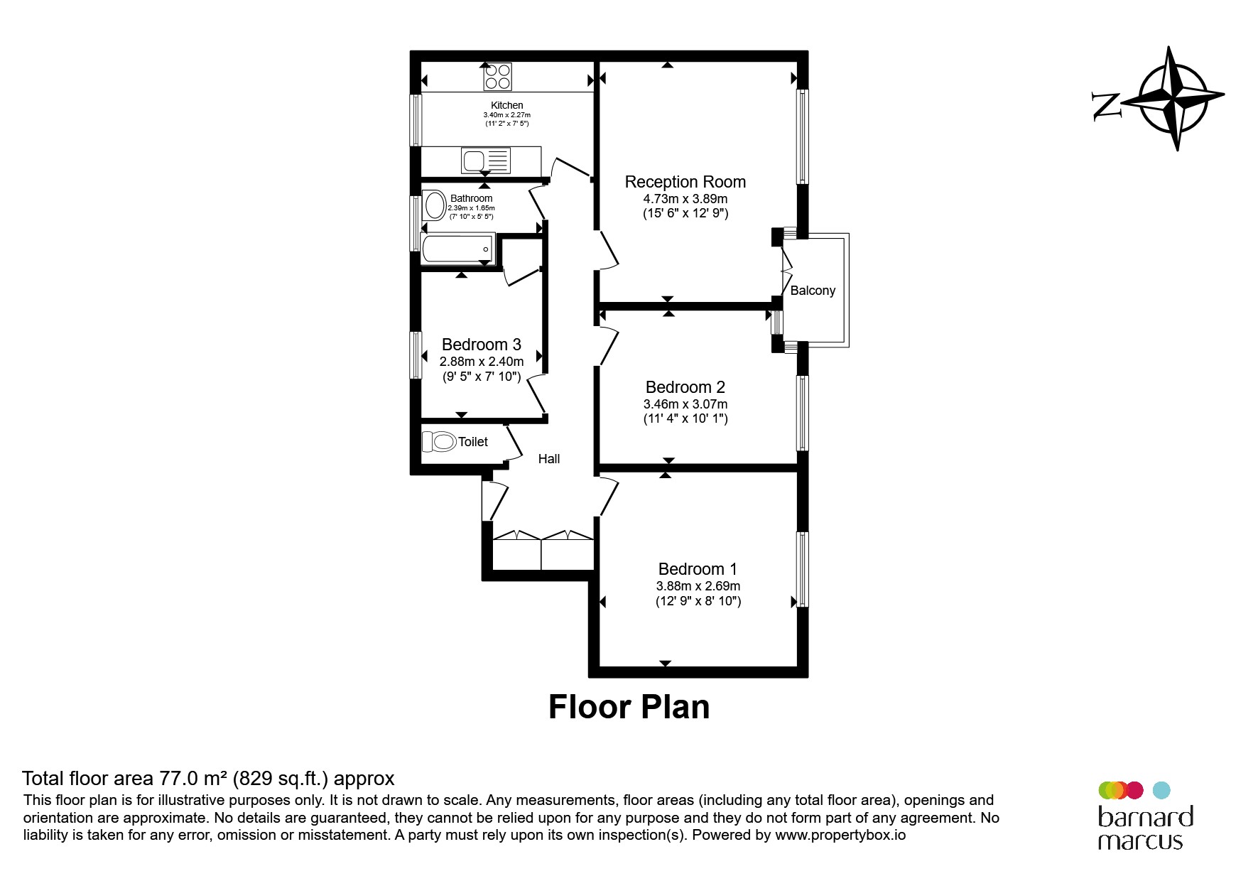 90, Esher Gardens, London floorplan
