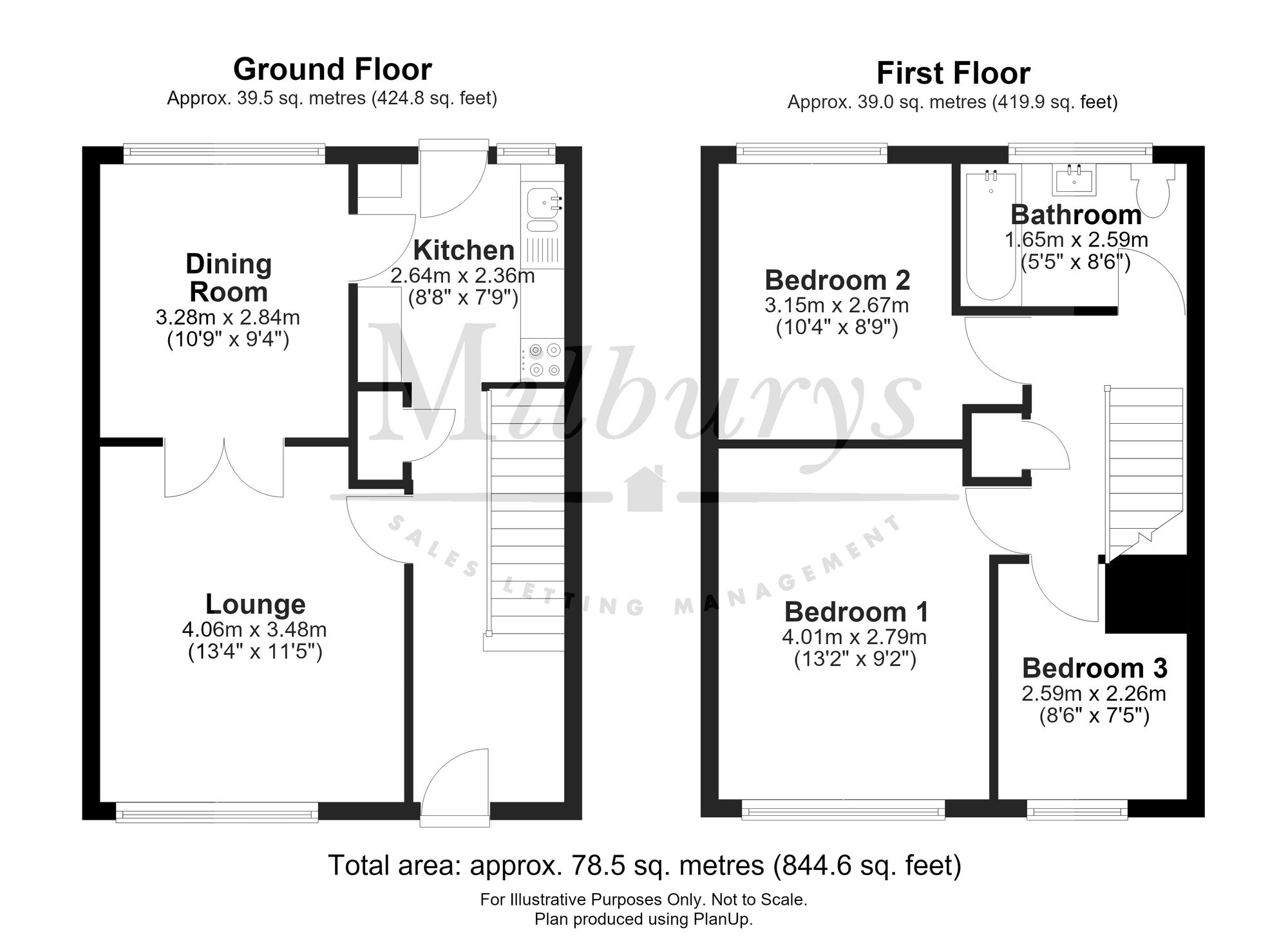 96 Woodchester, Bristol floorplan