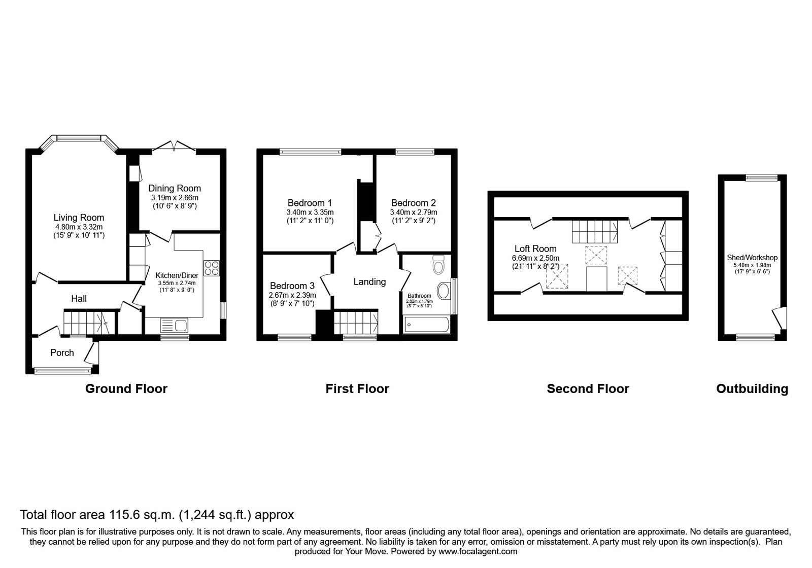 7, Moorside Avenue, Keighley floorplan