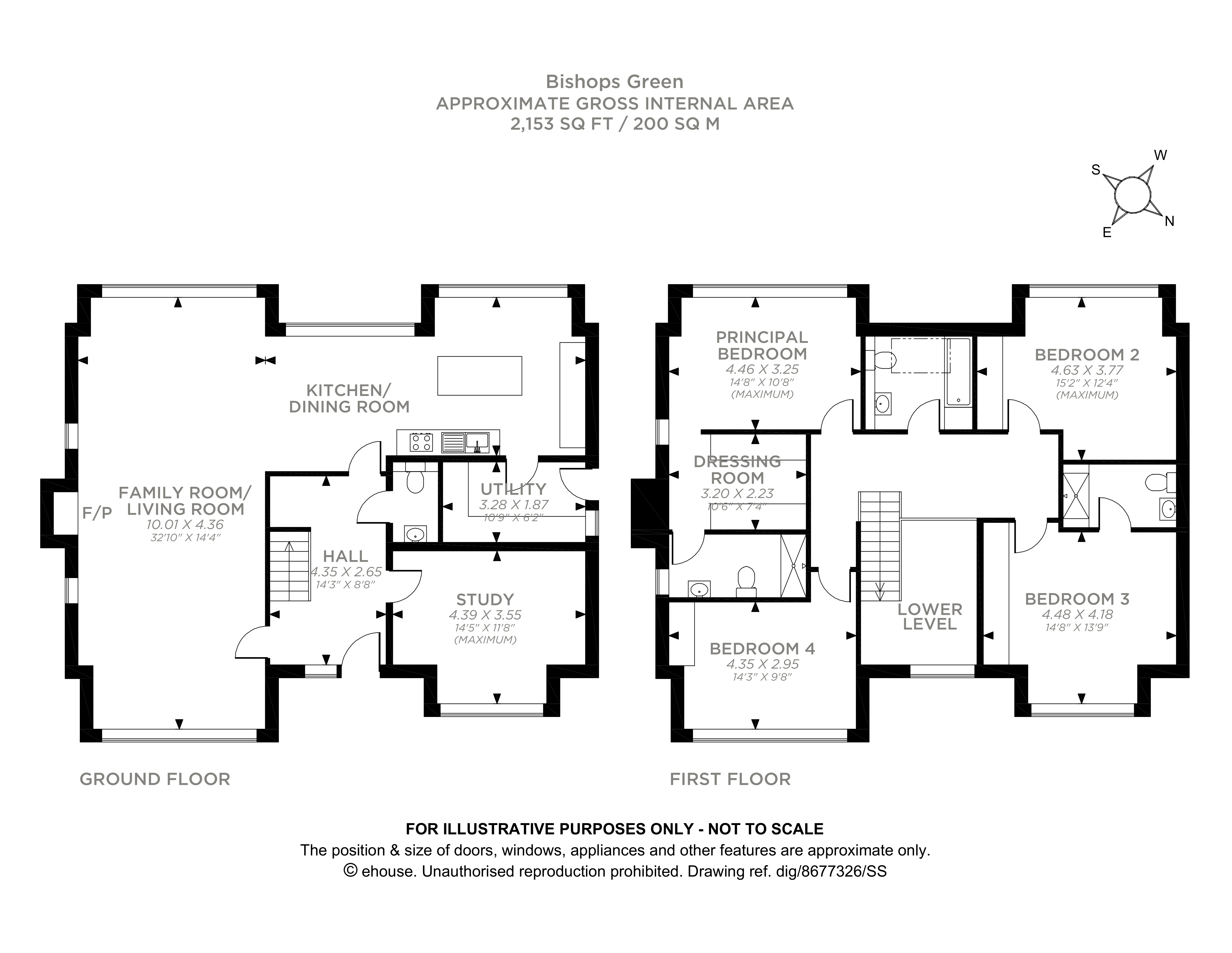 Bishops Meadow House,, Cleridge Place, Berkshire floorplan