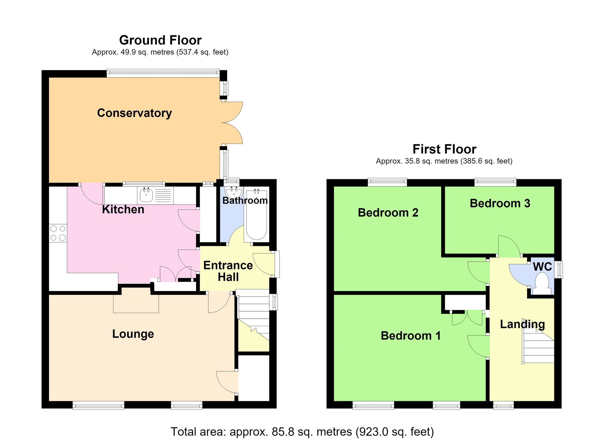 101 Tennyson Gardens, Horncastle floorplan