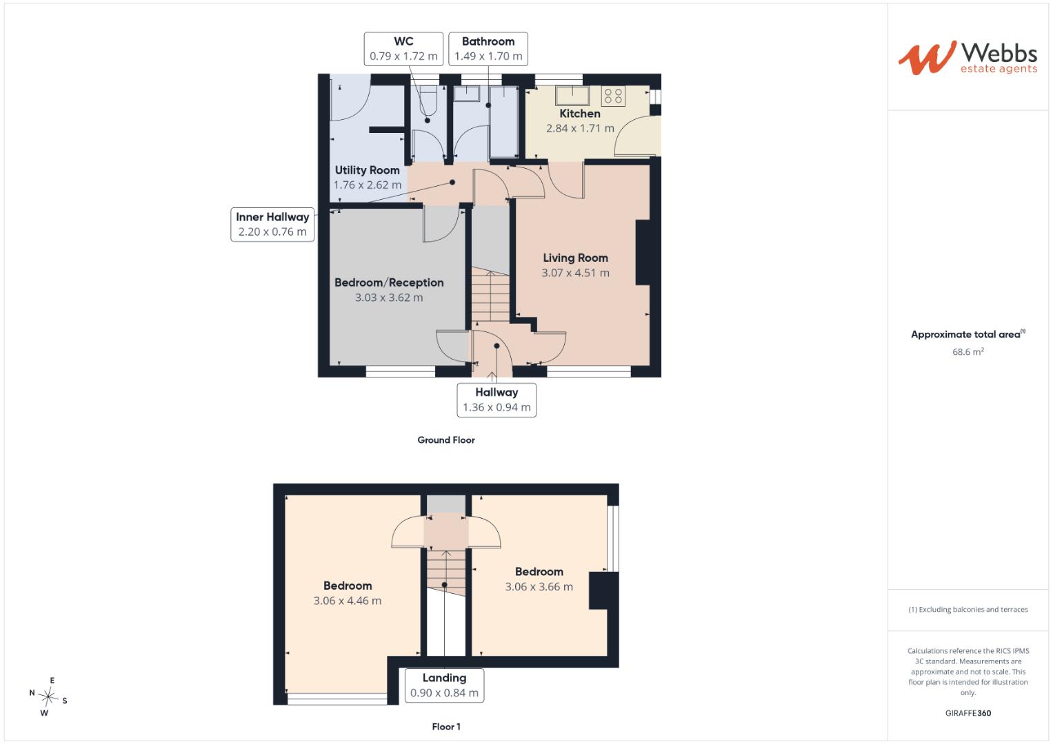 15, Rutland Crescent, Walsall floorplan
