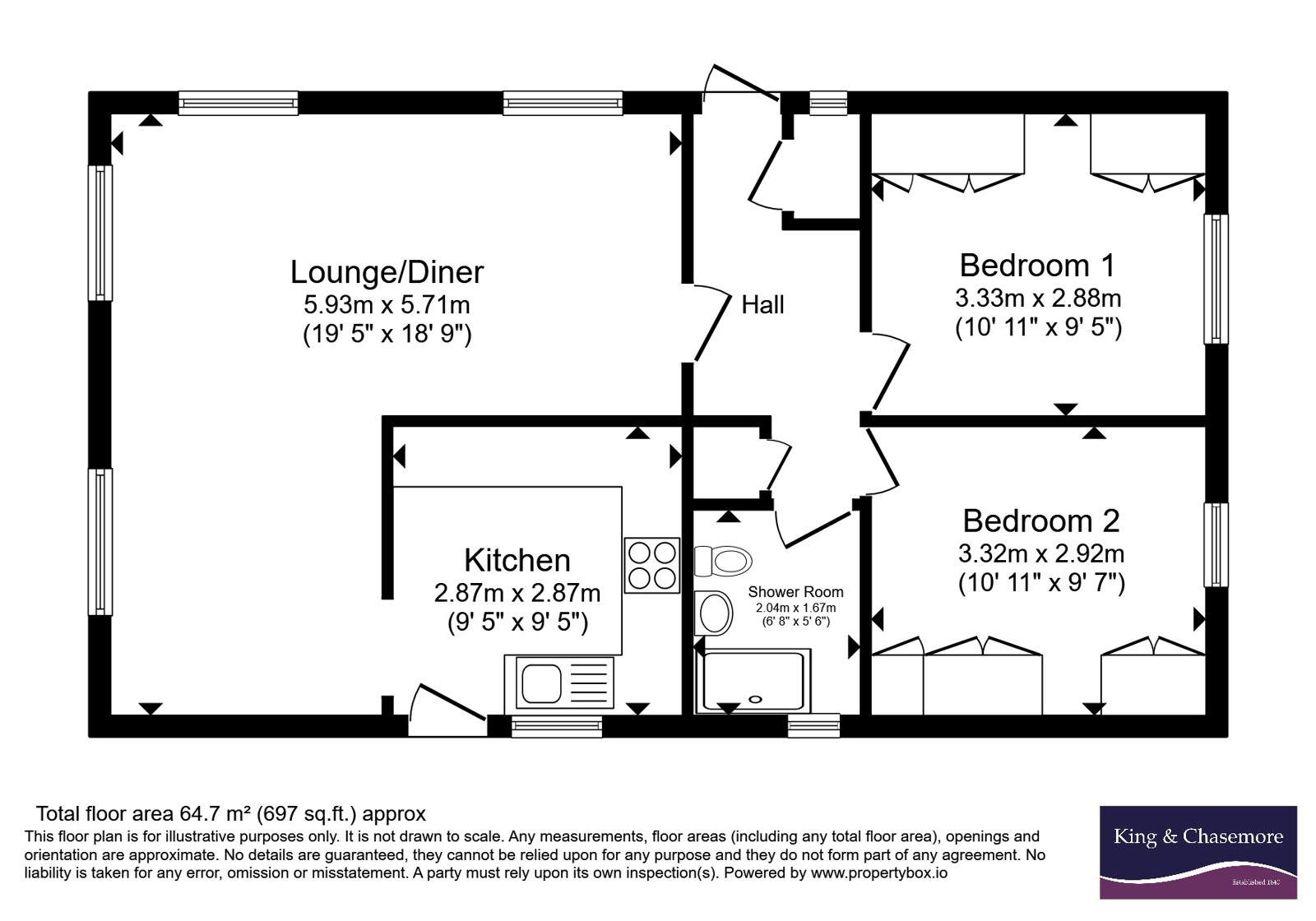 1, Nightingale Lane, Turners Hill floorplan