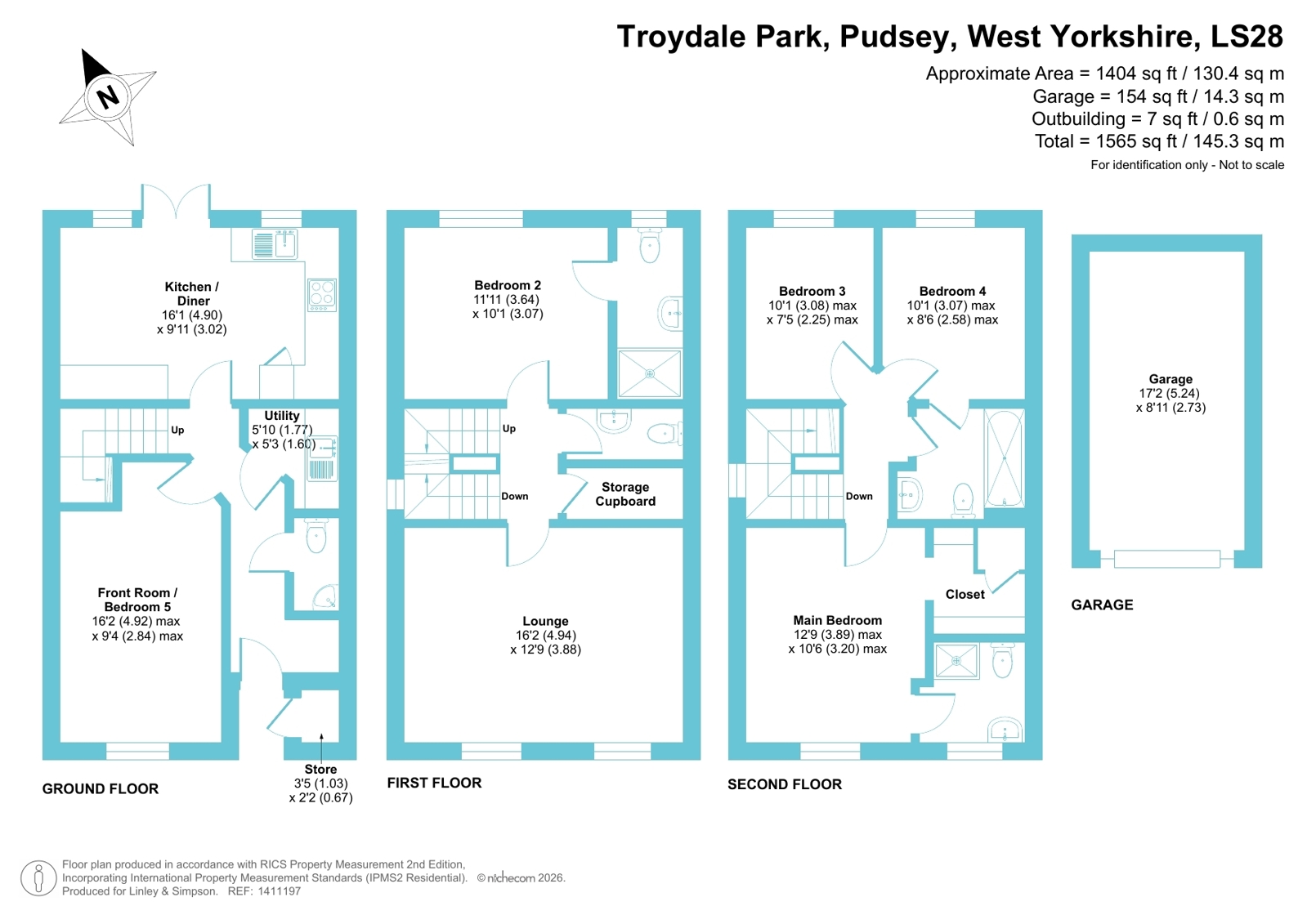 24, Troydale Park, West Yorkshire floorplan