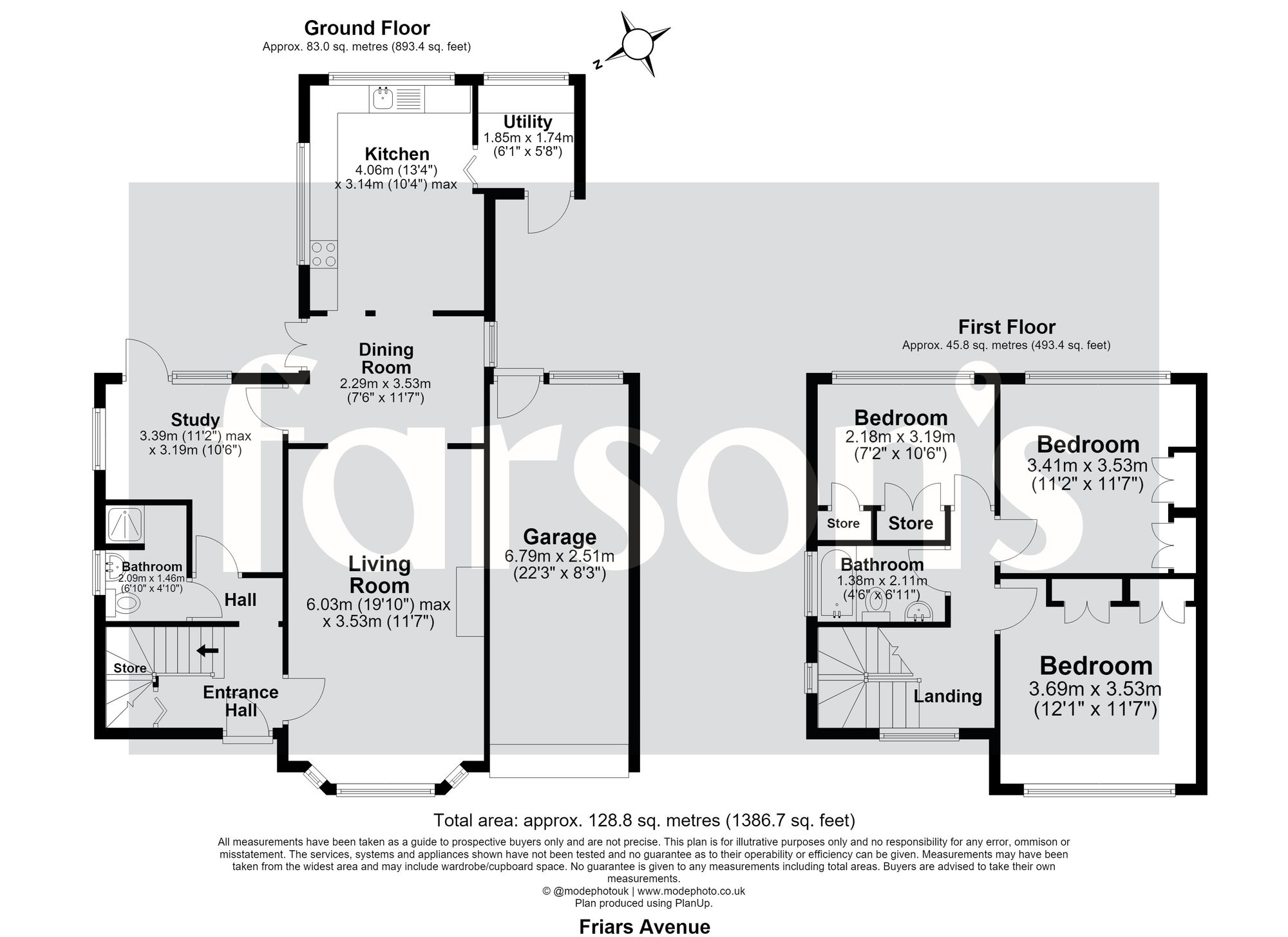 23 Friars Avenue, Brentwood floorplan